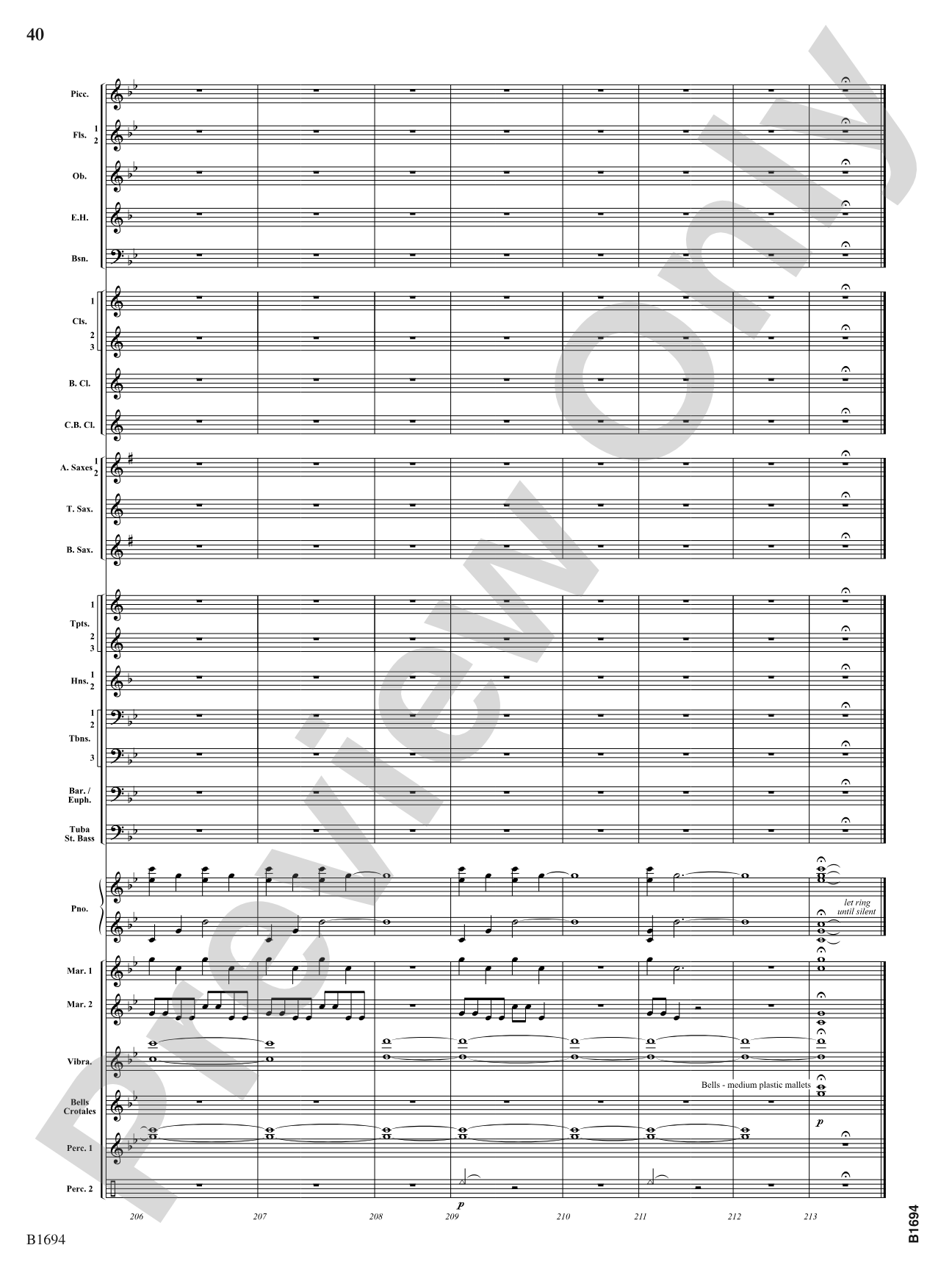 Swirling Prisms: Concert Band Conductor Score & Parts