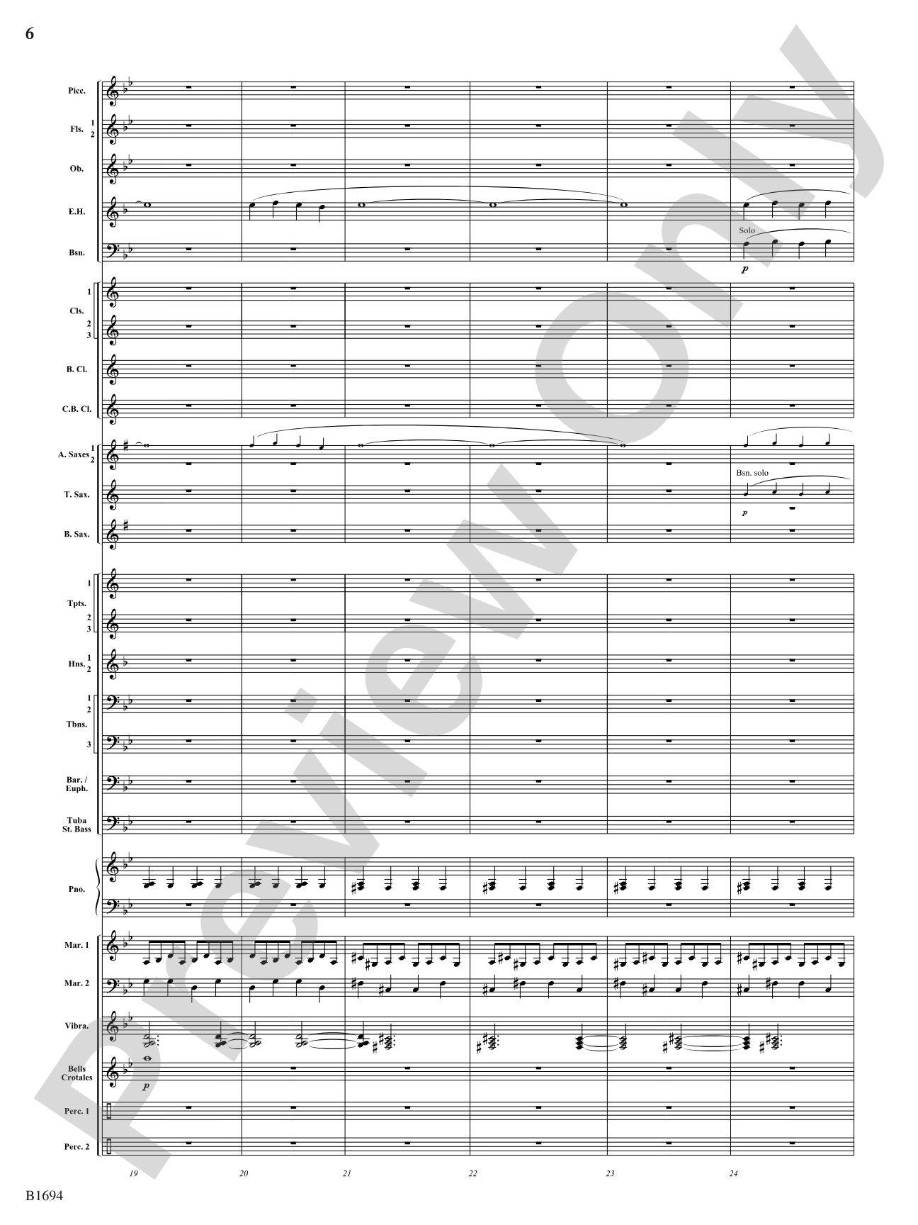Swirling Prisms: Concert Band Conductor Score & Parts