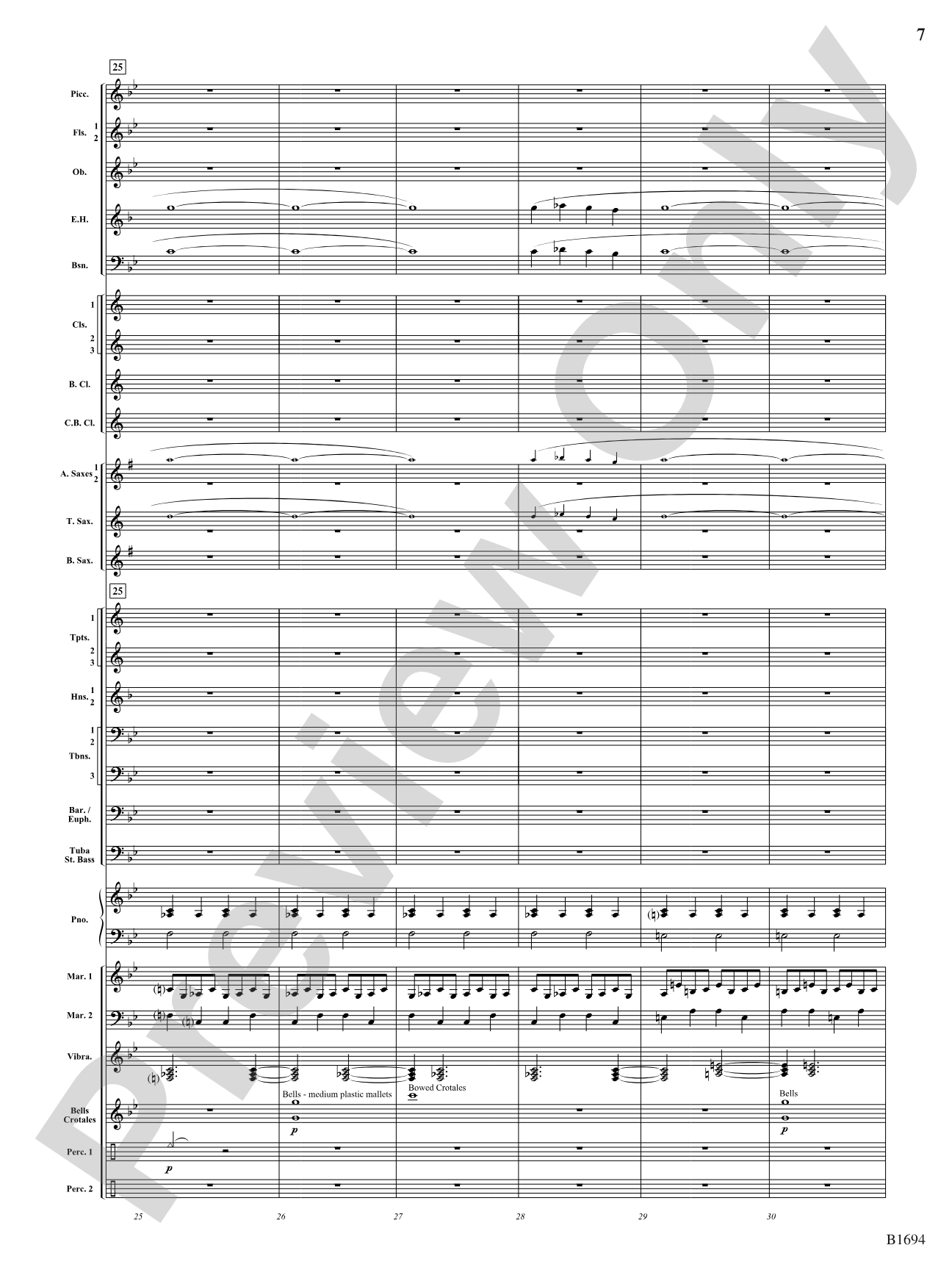 Swirling Prisms: Concert Band Conductor Score & Parts