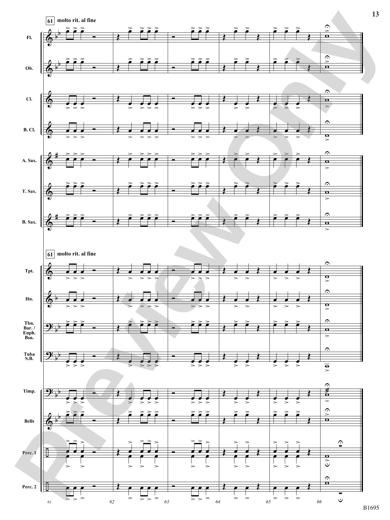 Bringer of War: Concert Band Conductor Score & Parts