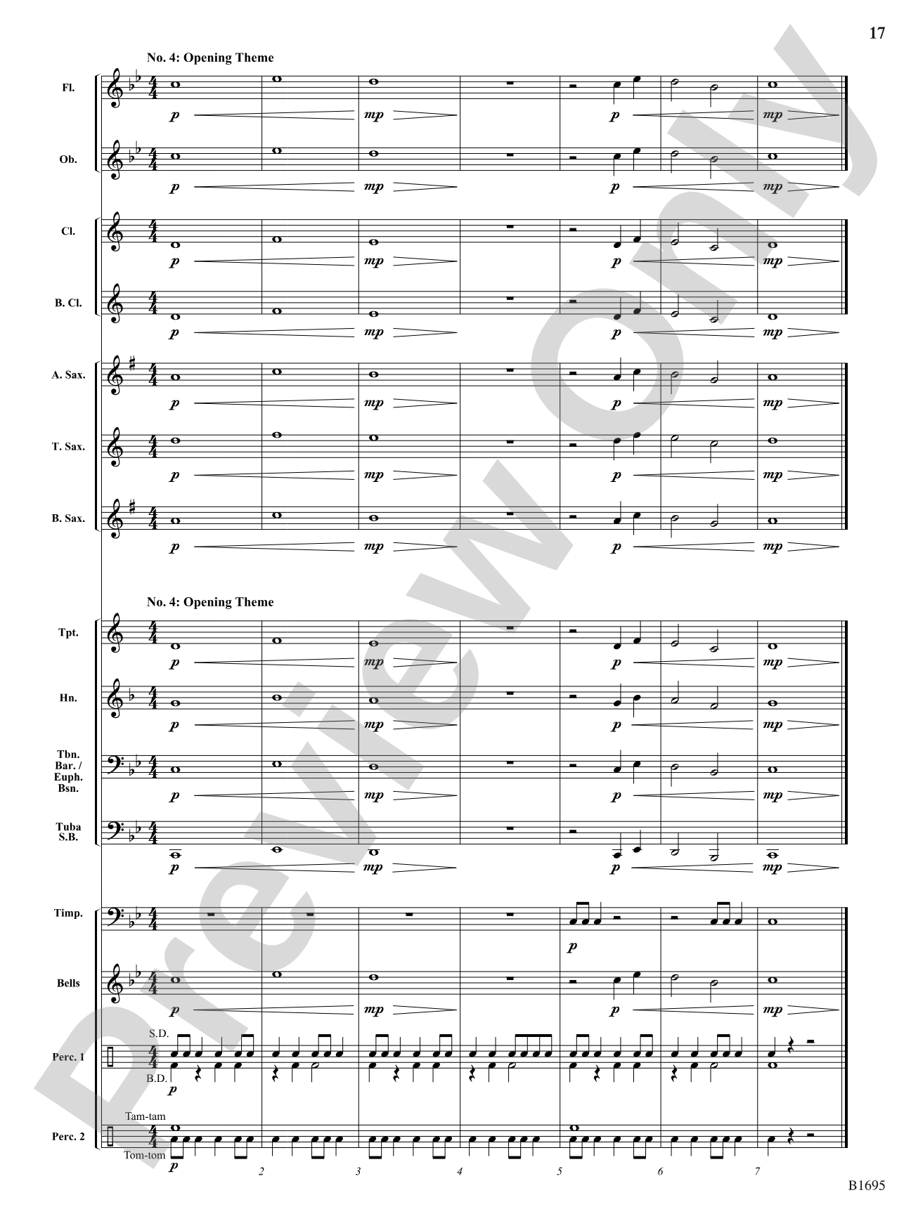 Bringer of War: Concert Band Conductor Score & Parts