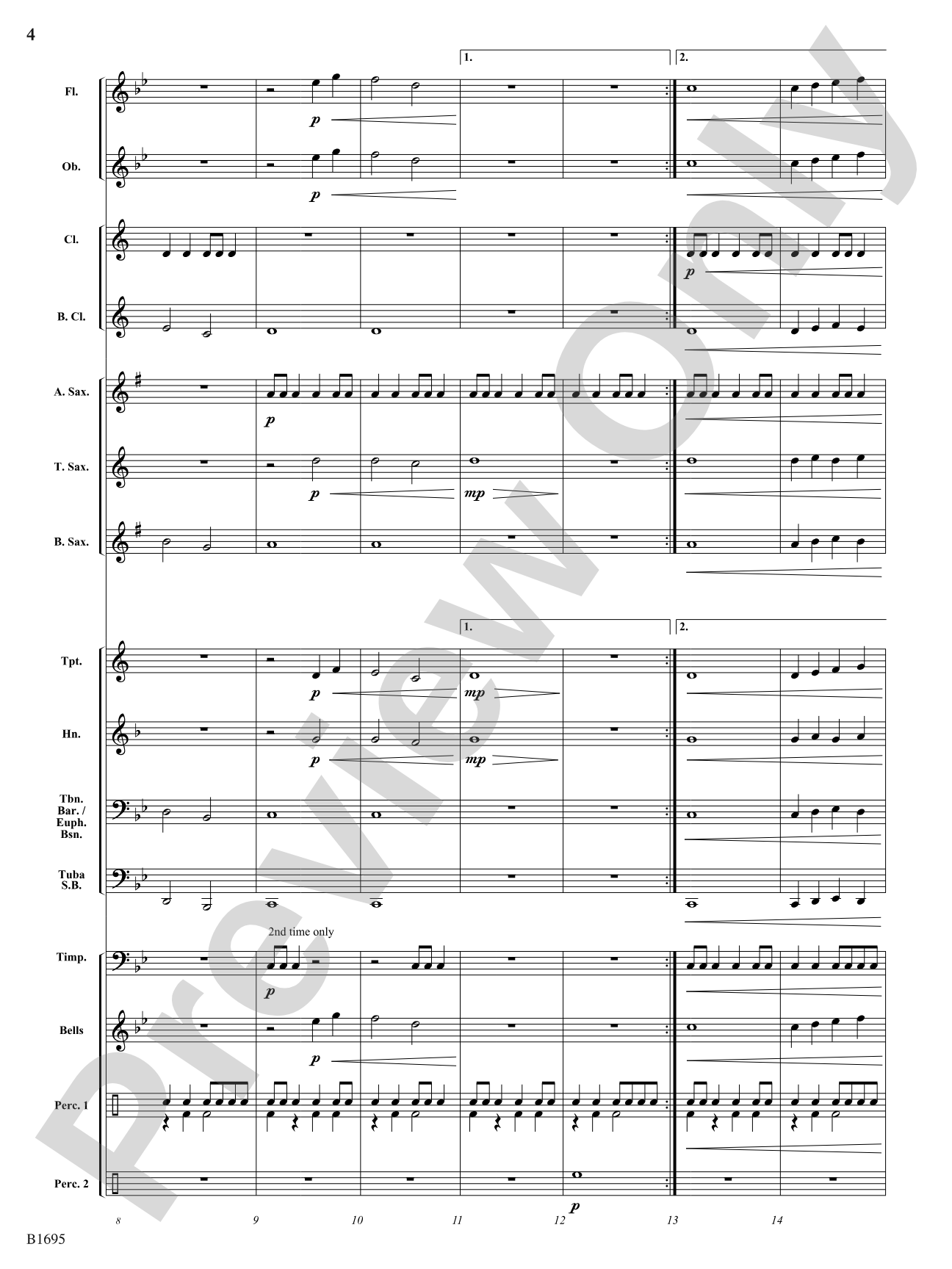 Bringer of War: Concert Band Conductor Score & Parts