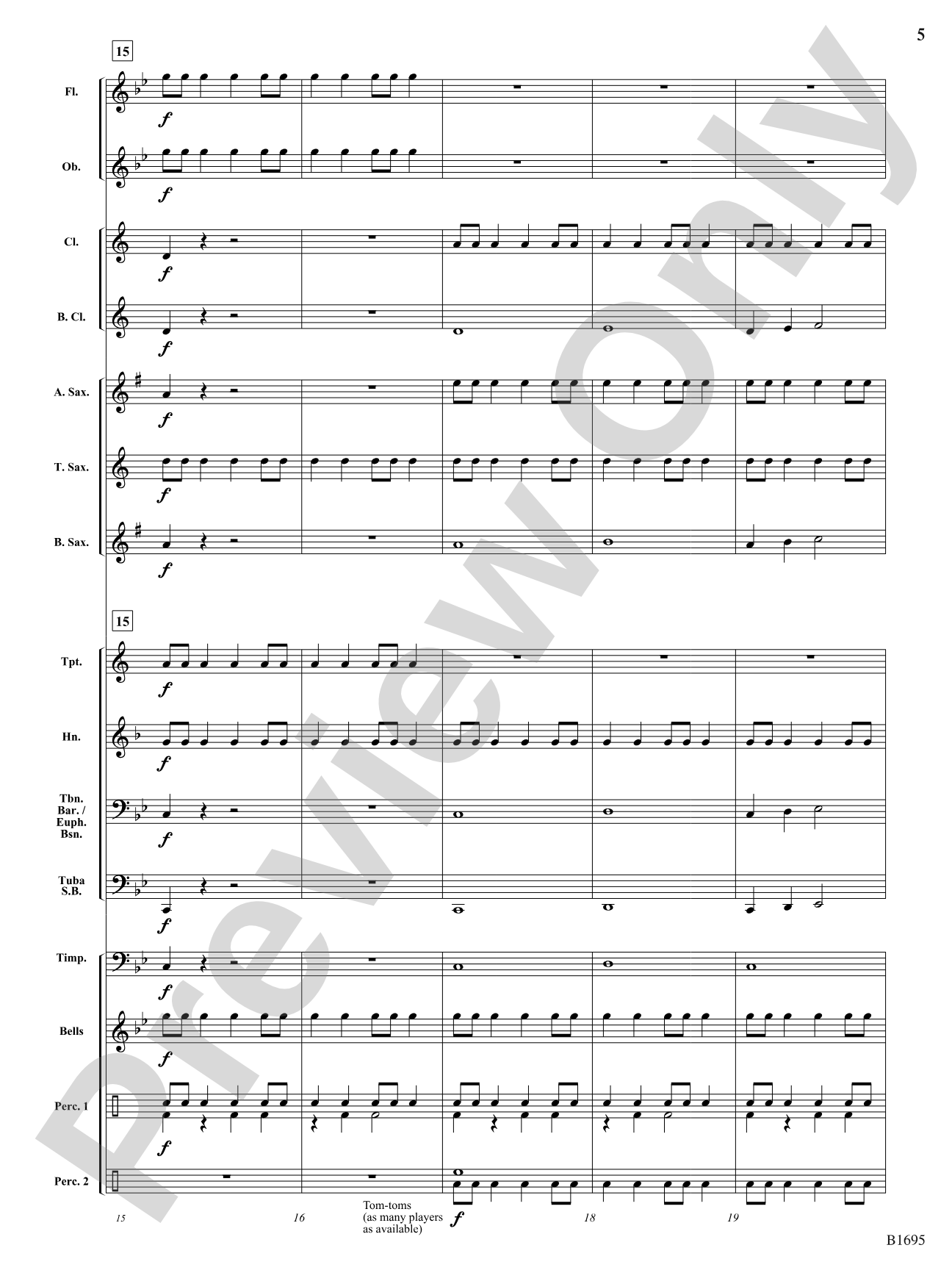 Bringer of War: Concert Band Conductor Score & Parts