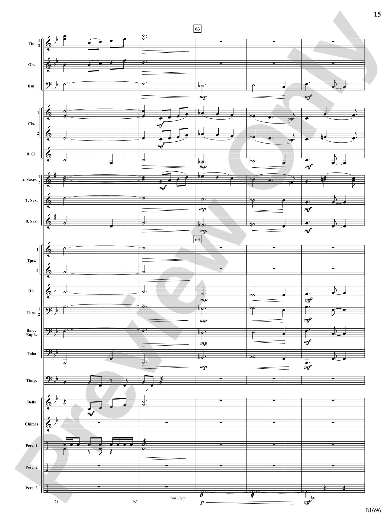 Resplendence: Concert Band Conductor Score & Parts