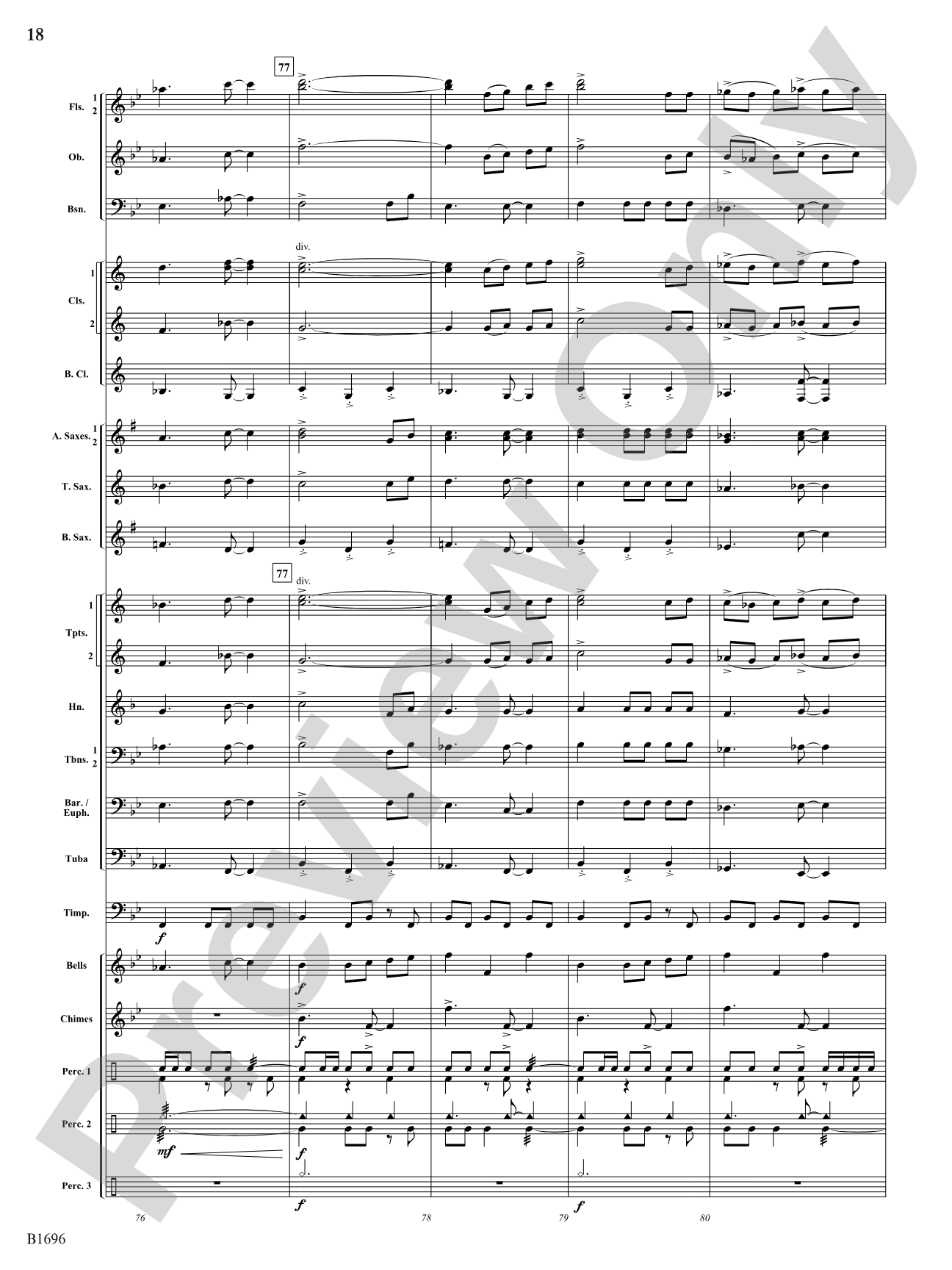 Resplendence: Concert Band Conductor Score & Parts