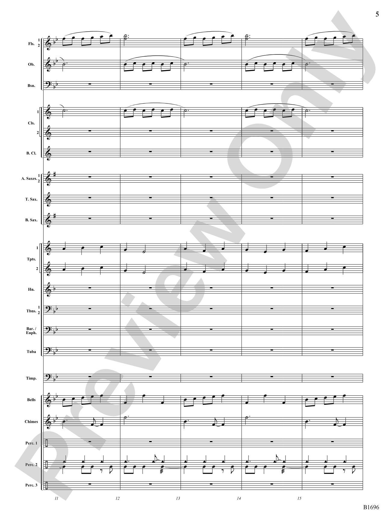 Resplendence: Concert Band Conductor Score & Parts