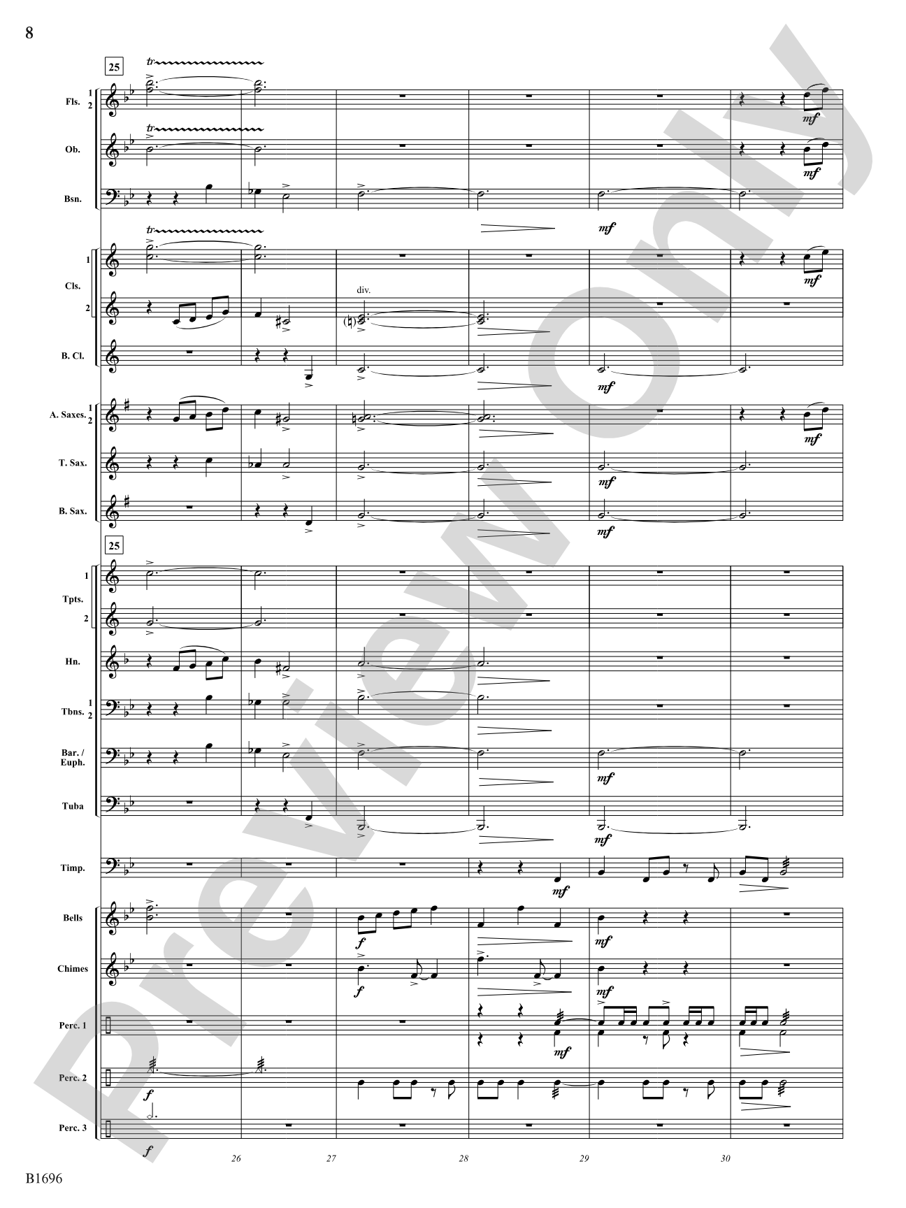 Resplendence: Concert Band Conductor Score & Parts