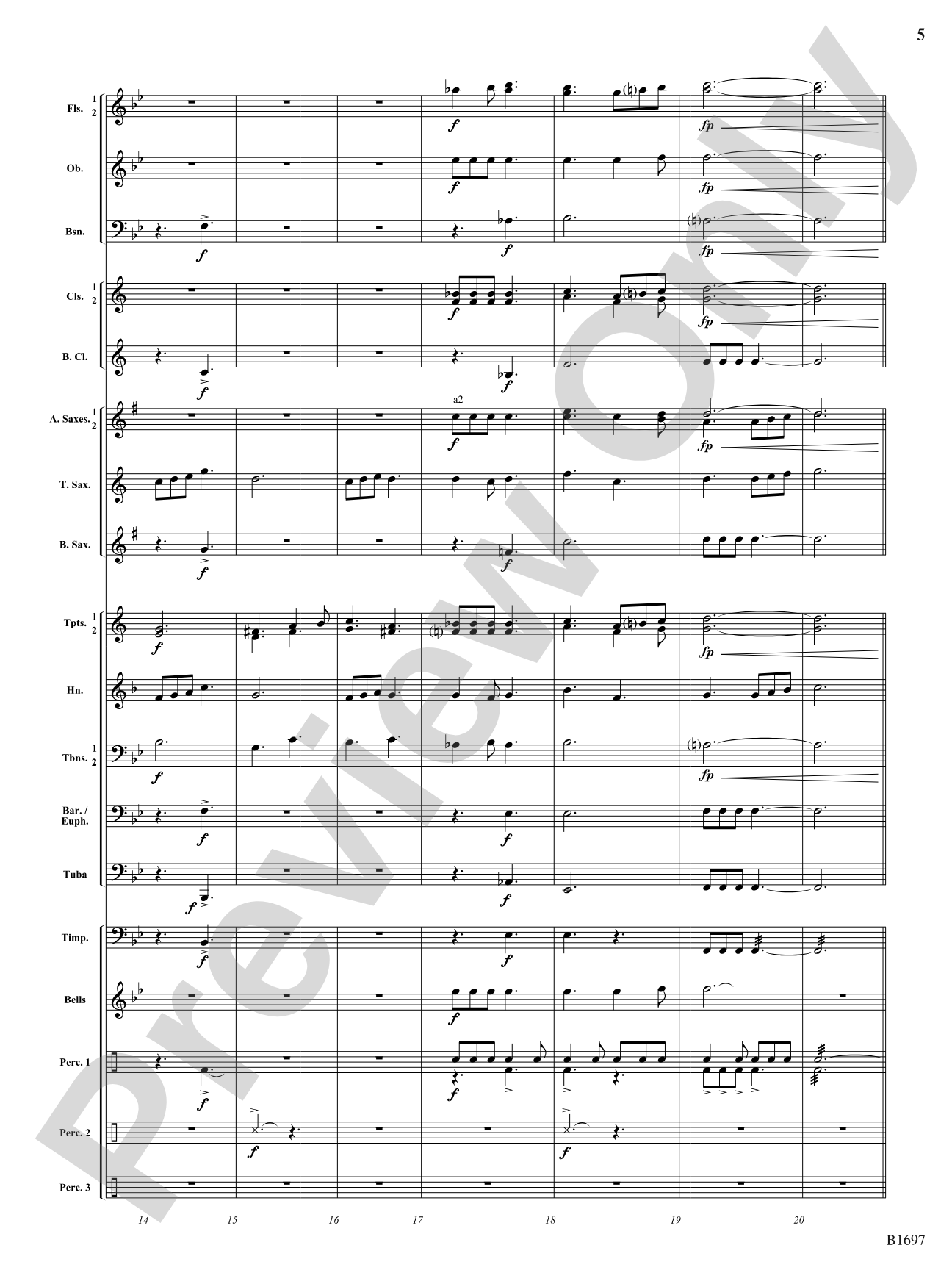 Festival of Flight: Concert Band Conductor Score & Parts
