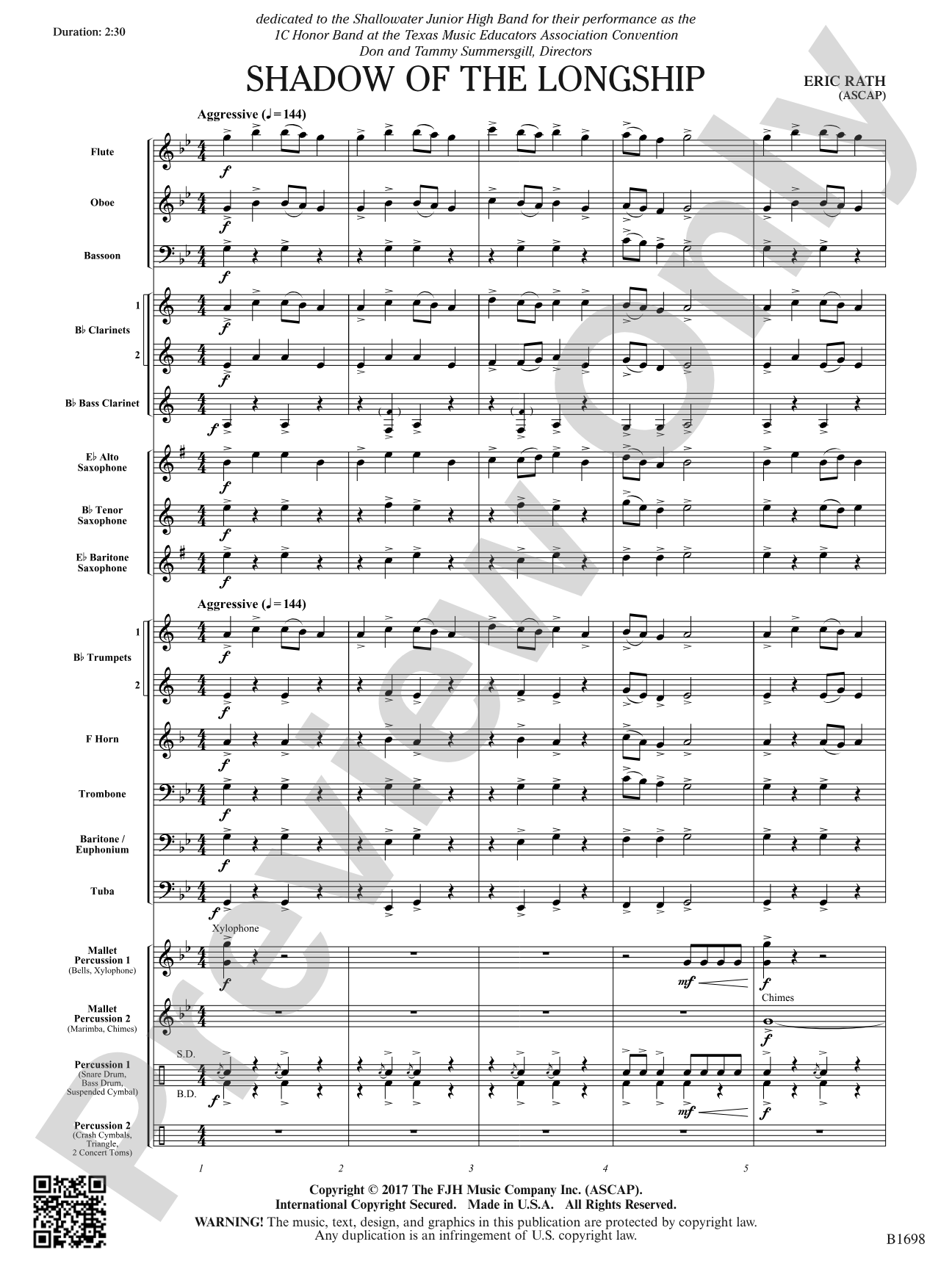 Shadow of the Longship: Score