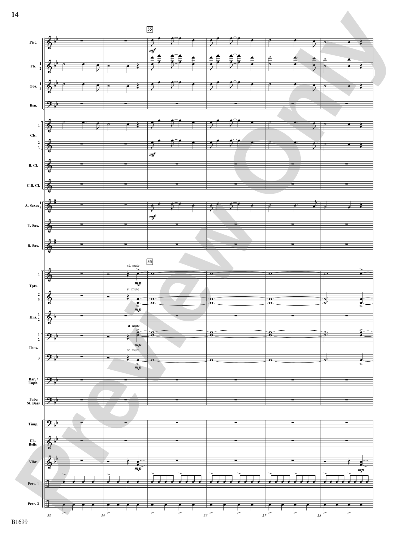 Spontaneous Beings: Concert Band Conductor Score & Parts
