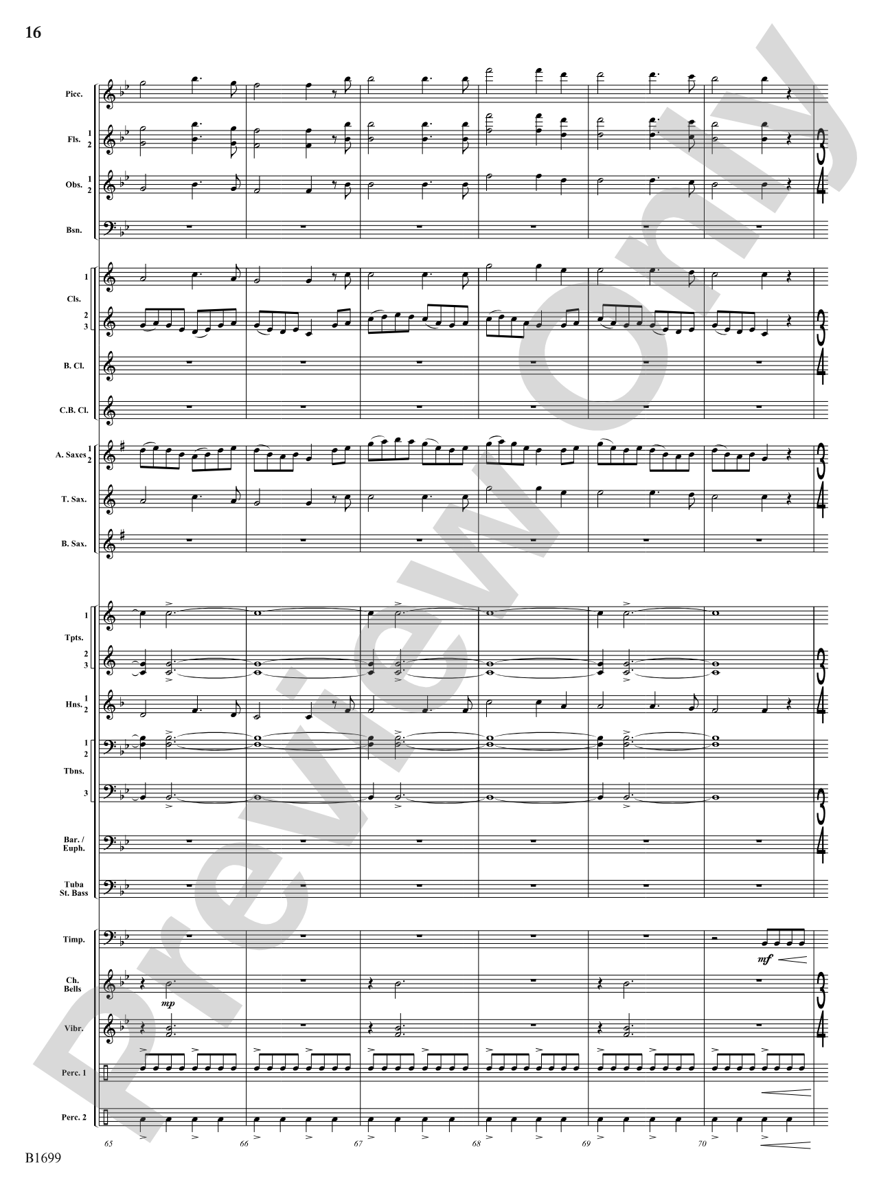 Spontaneous Beings: Concert Band Conductor Score & Parts
