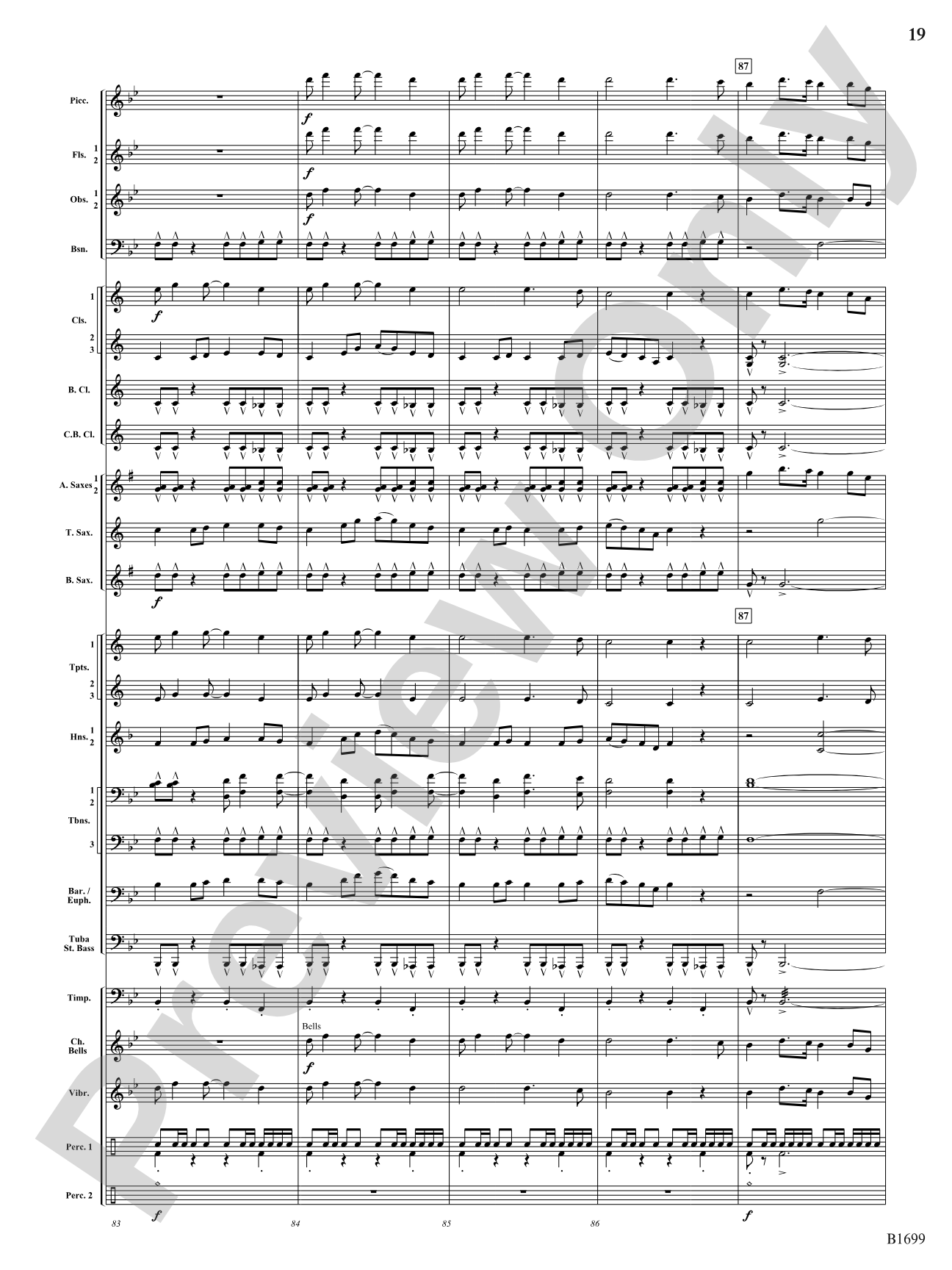 Spontaneous Beings: Concert Band Conductor Score & Parts