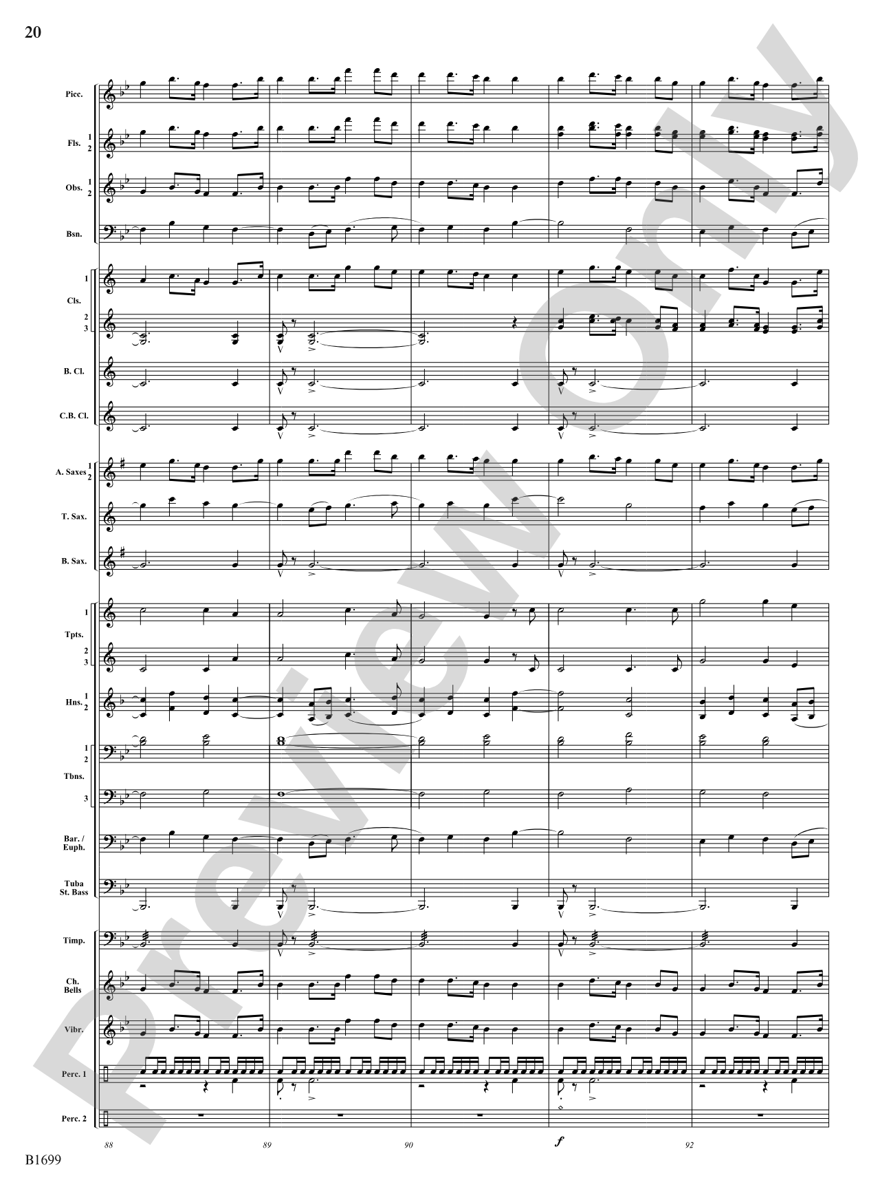Spontaneous Beings: Concert Band Conductor Score & Parts