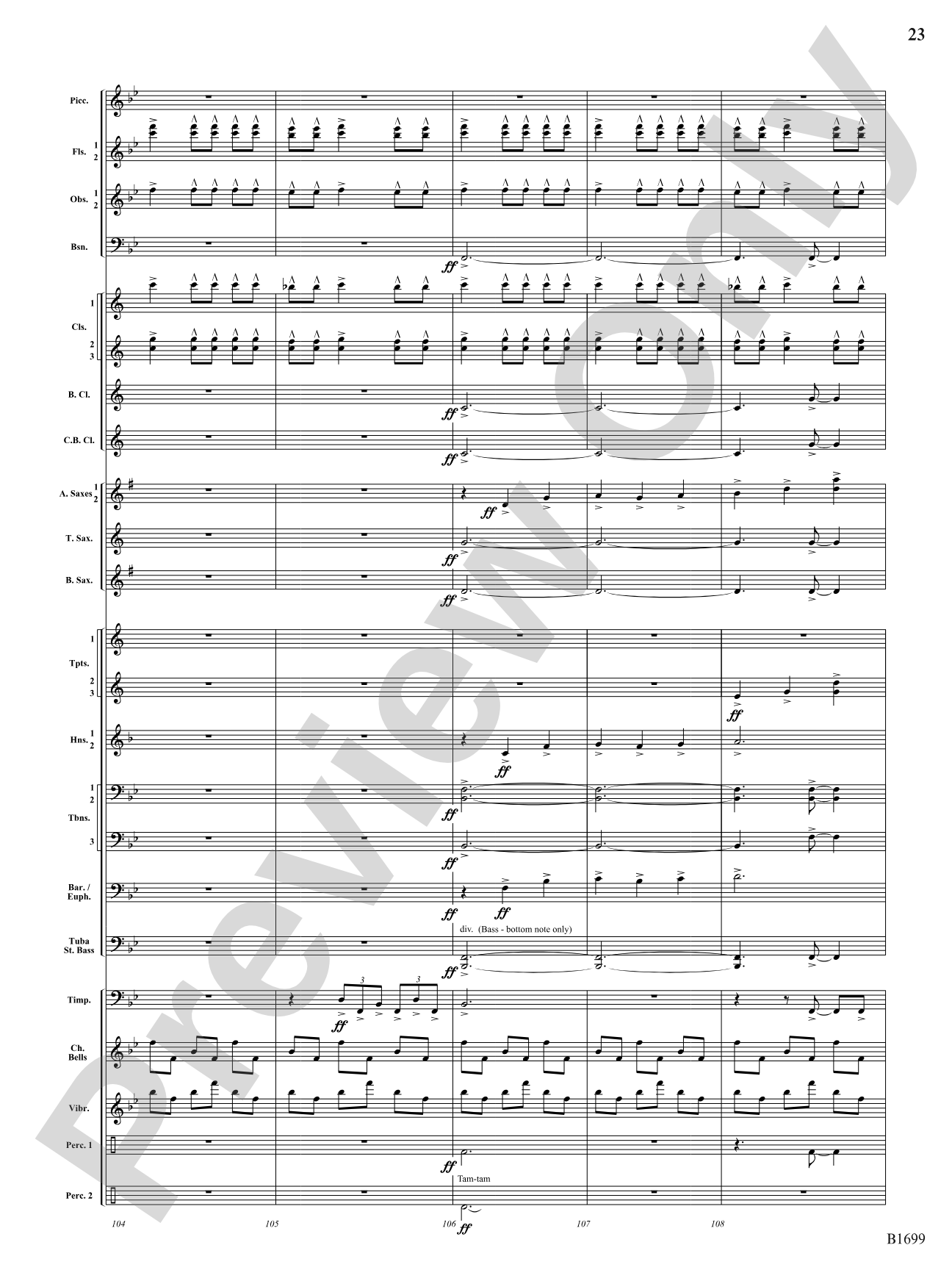 Spontaneous Beings: Concert Band Conductor Score & Parts