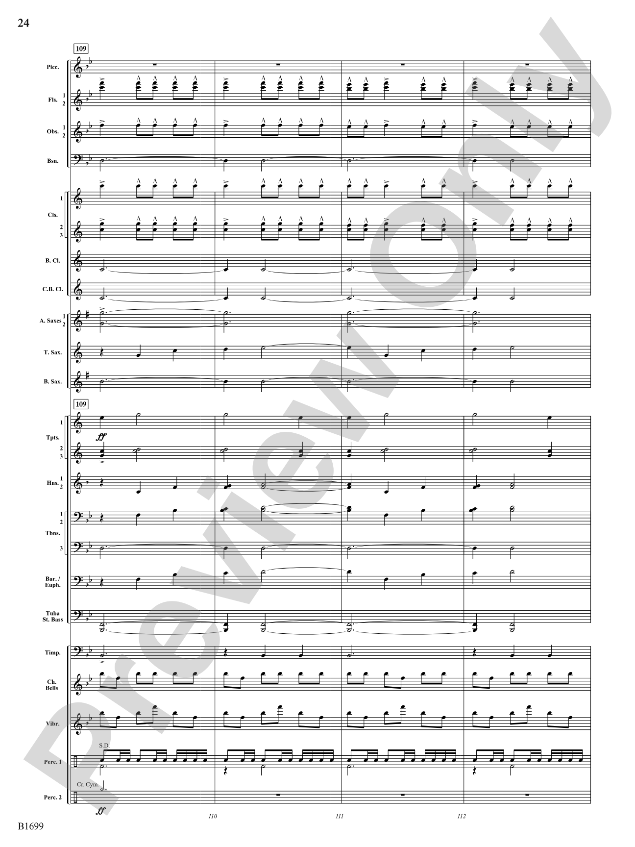 Spontaneous Beings: Concert Band Conductor Score & Parts