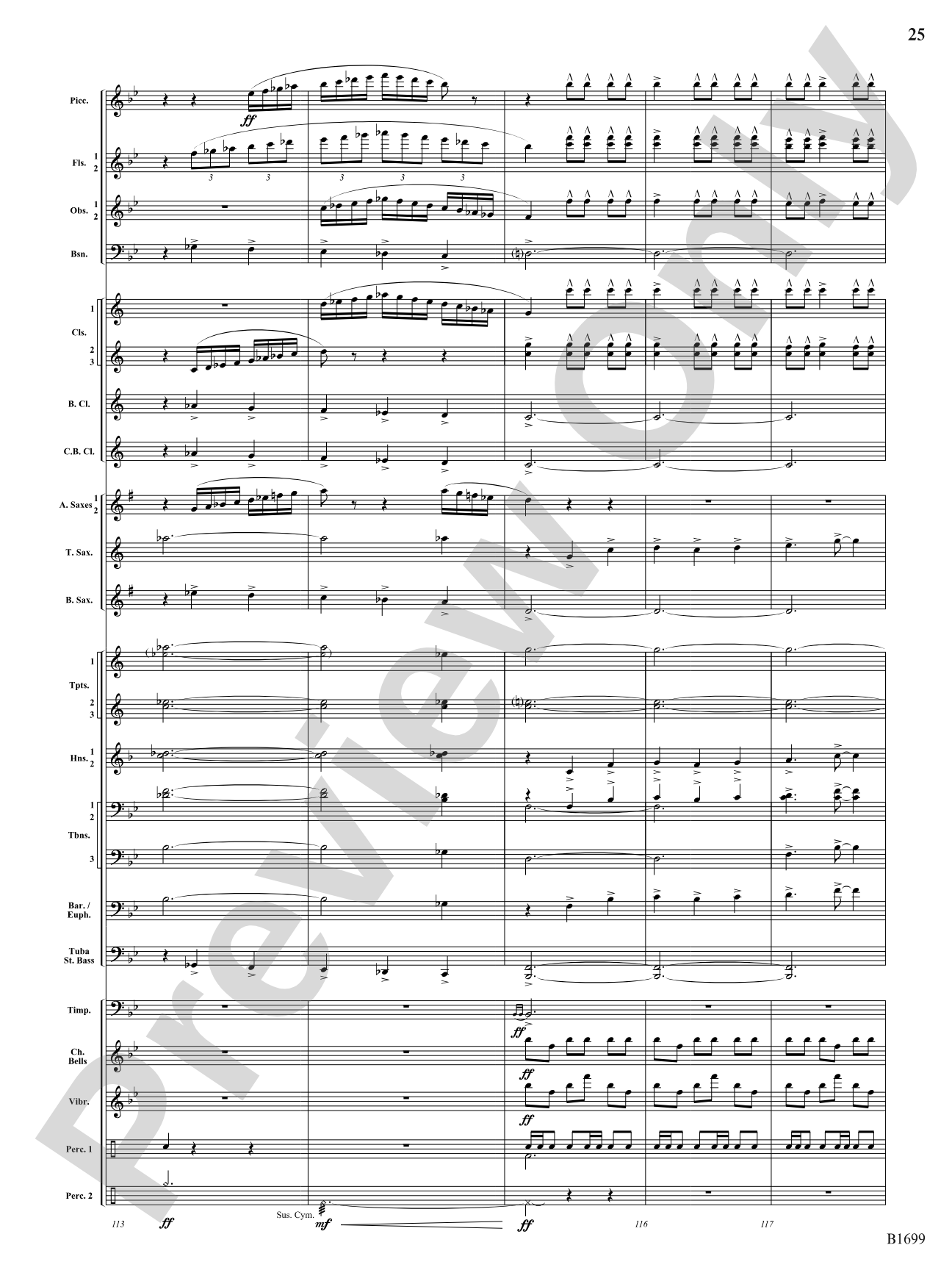 Spontaneous Beings: Concert Band Conductor Score & Parts