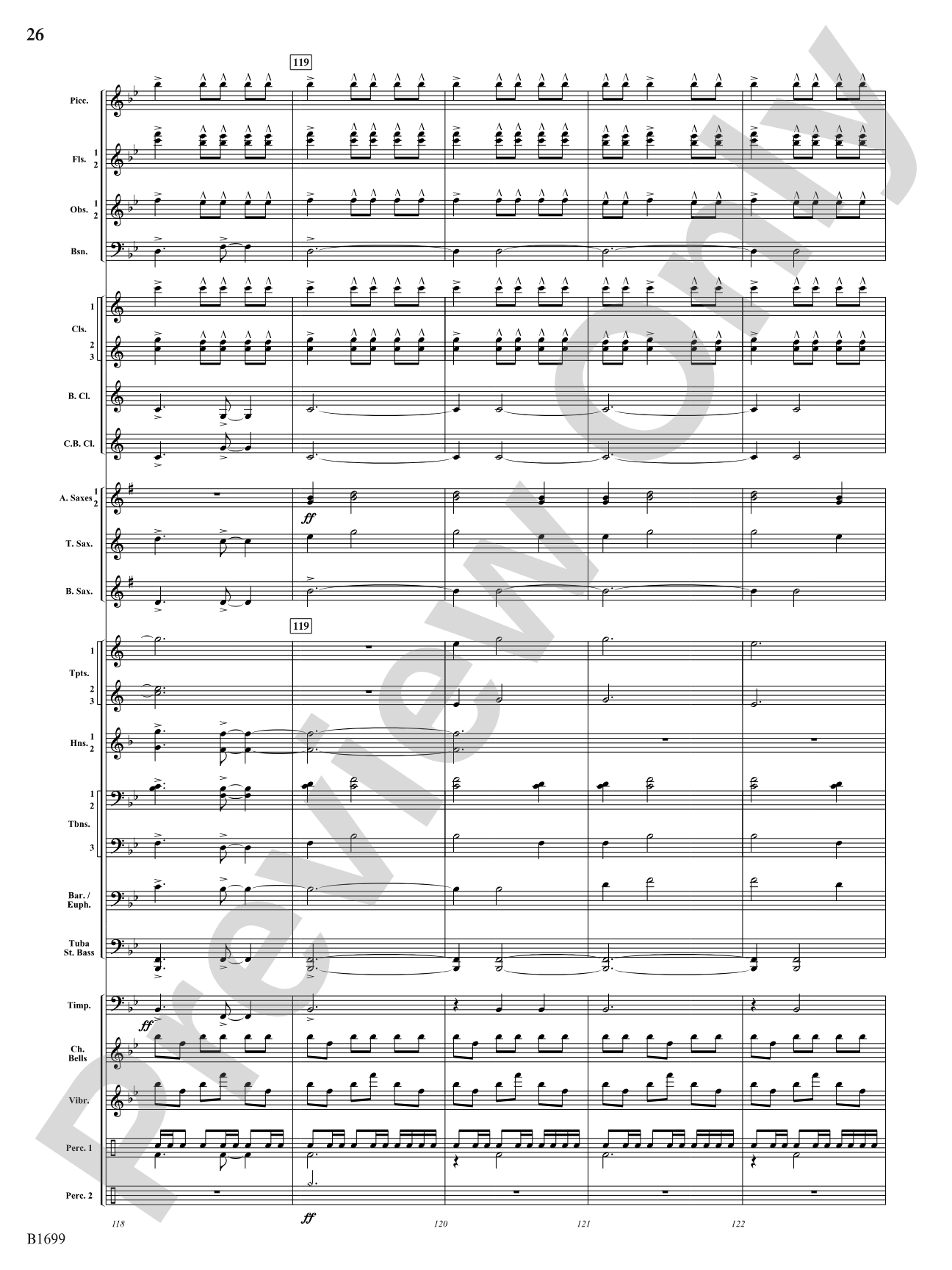 Spontaneous Beings: Concert Band Conductor Score & Parts