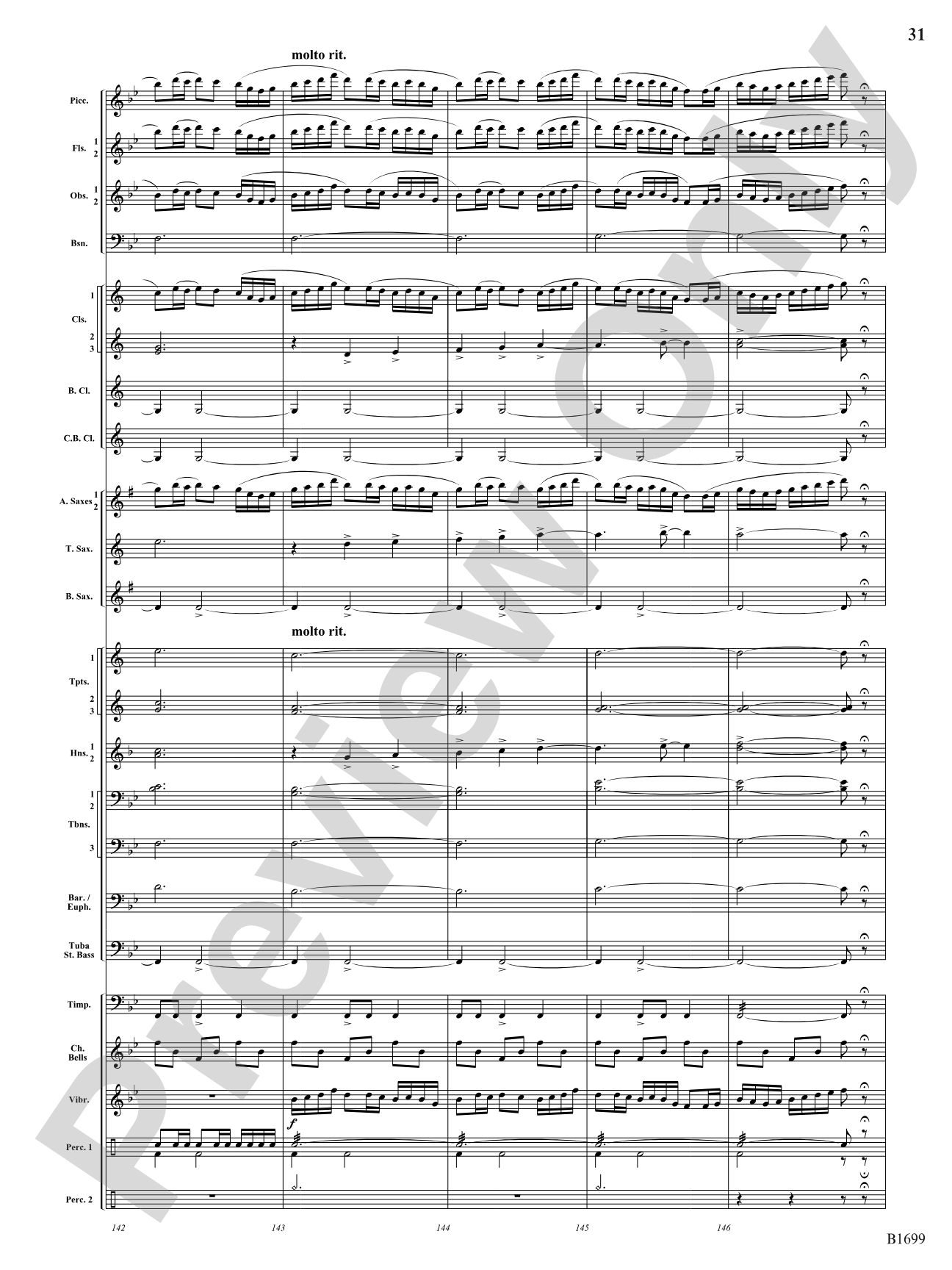 Spontaneous Beings: Concert Band Conductor Score & Parts