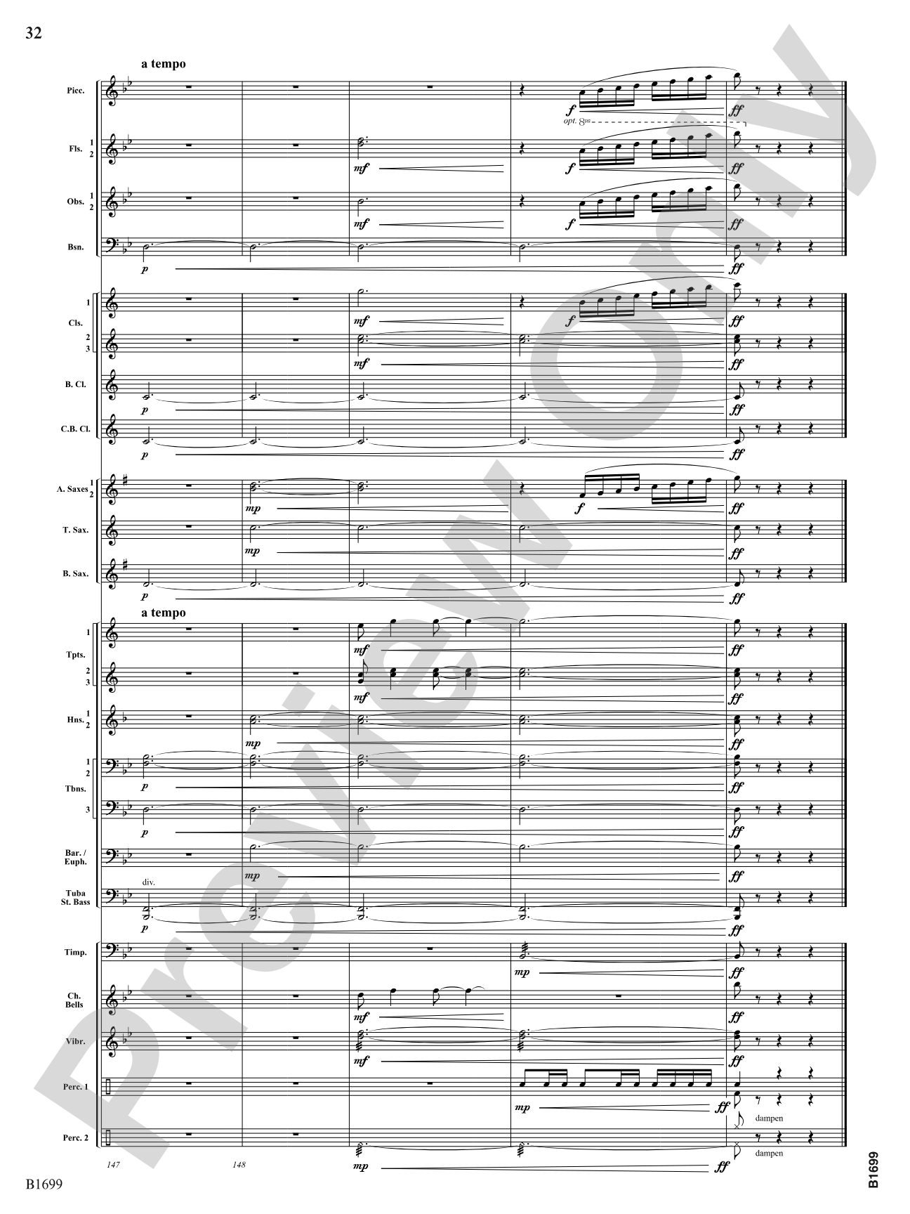Spontaneous Beings: Concert Band Conductor Score & Parts