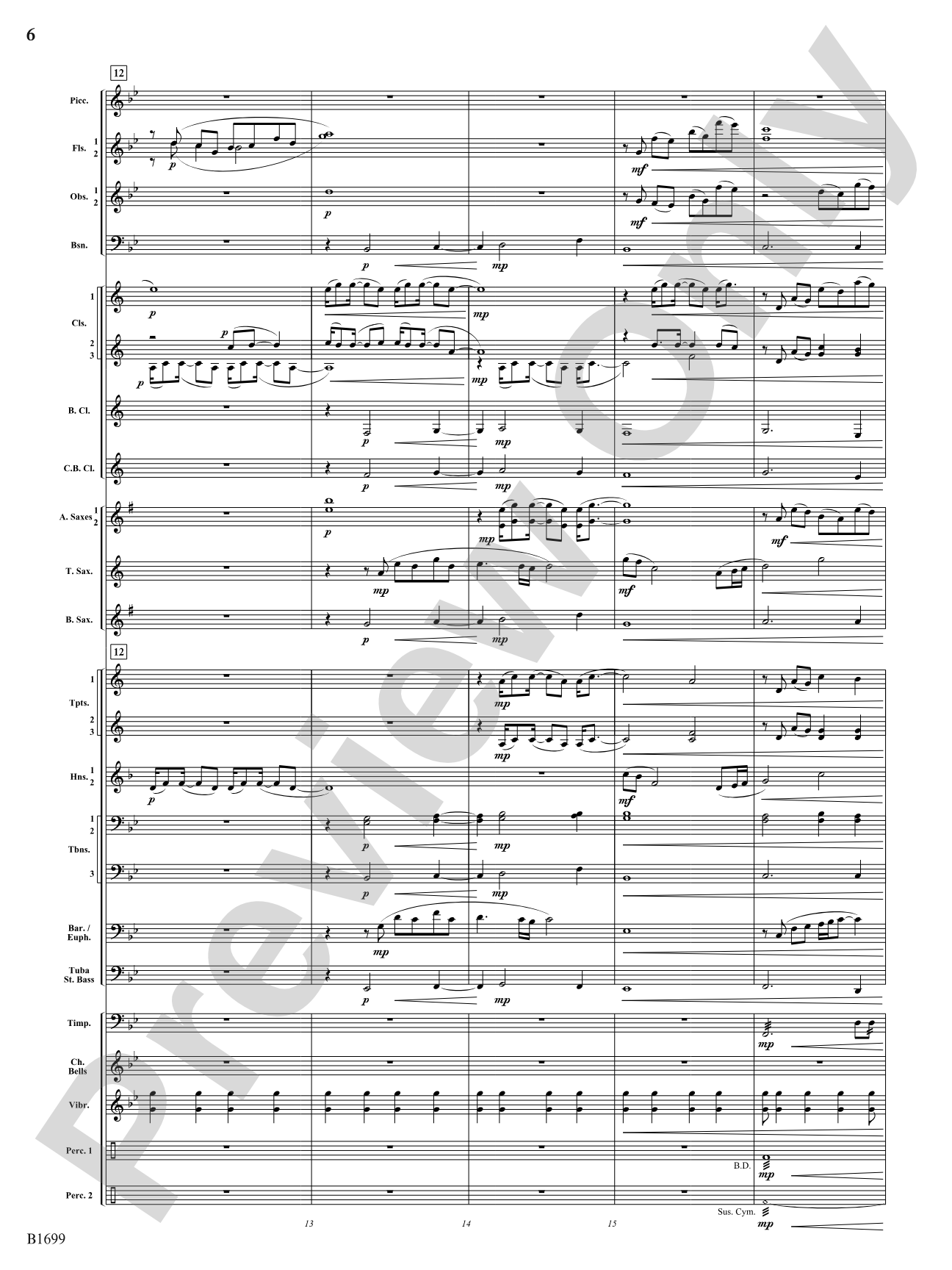 Spontaneous Beings: Concert Band Conductor Score & Parts