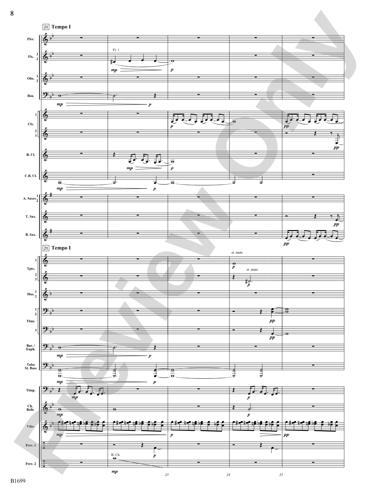 Spontaneous Beings: Concert Band Conductor Score & Parts