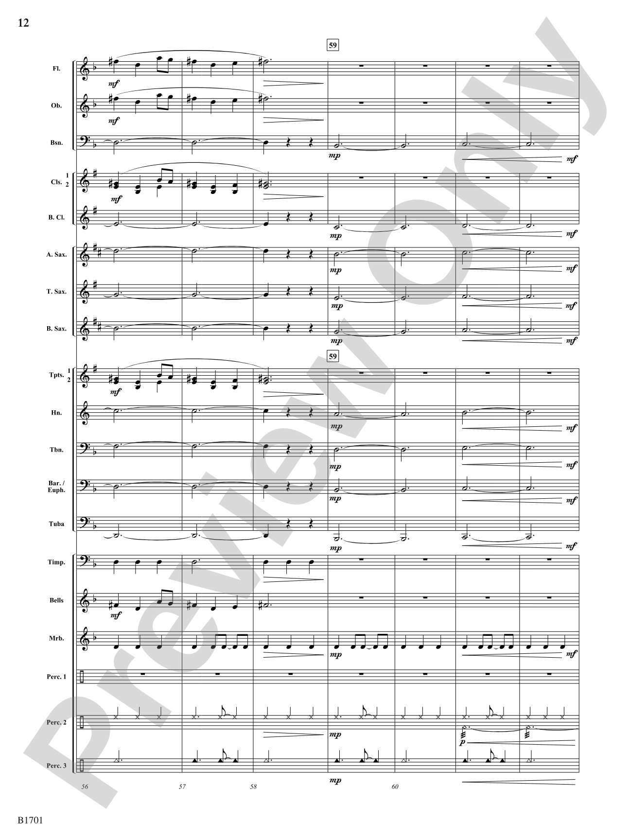 Pulsate: Concert Band Conductor Score & Parts
