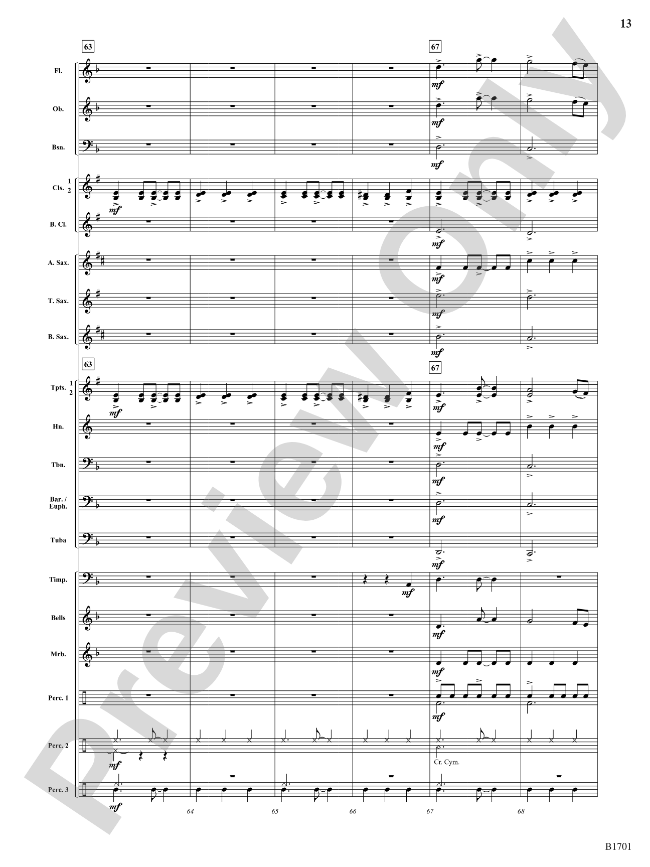 Pulsate: Concert Band Conductor Score & Parts