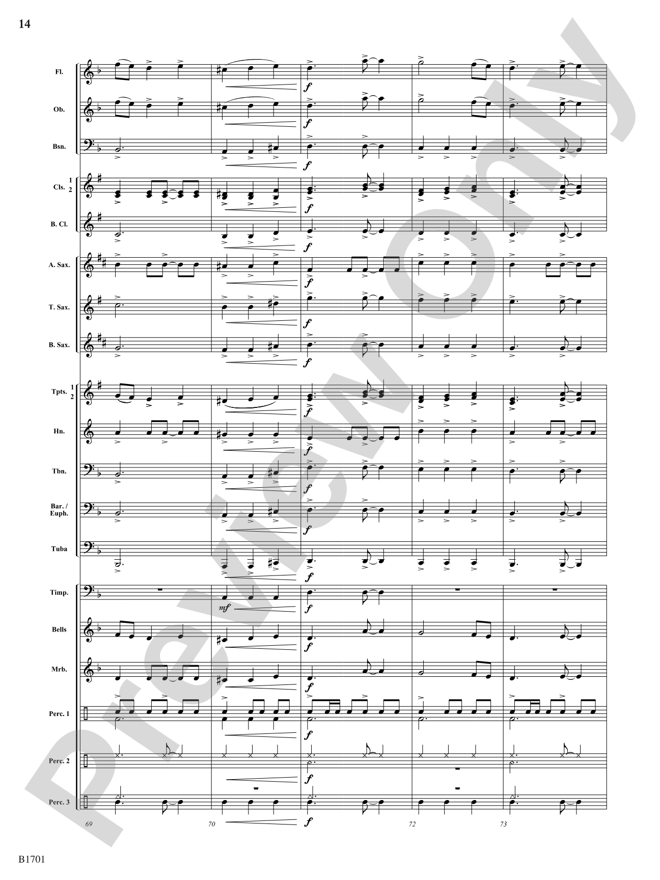 Pulsate: Concert Band Conductor Score & Parts