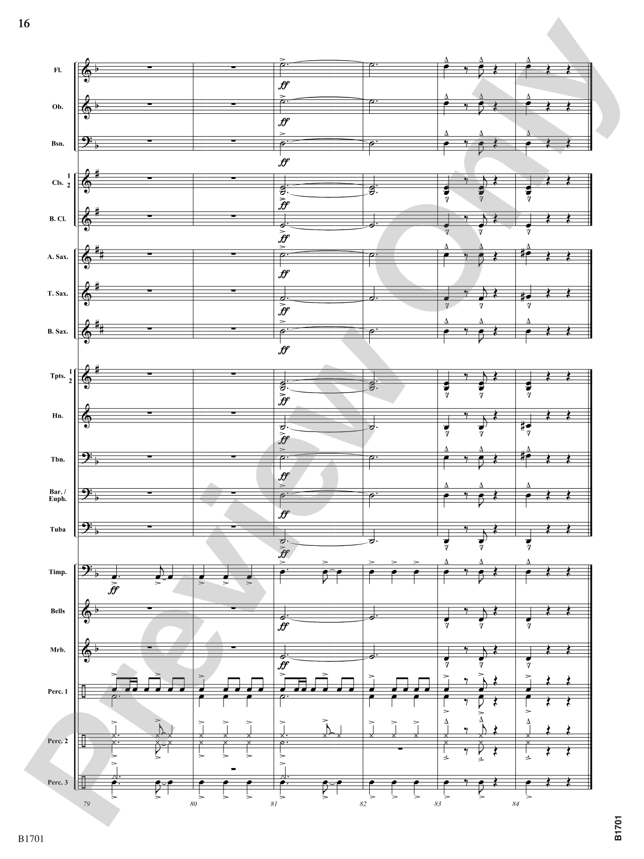 Pulsate: Concert Band Conductor Score & Parts