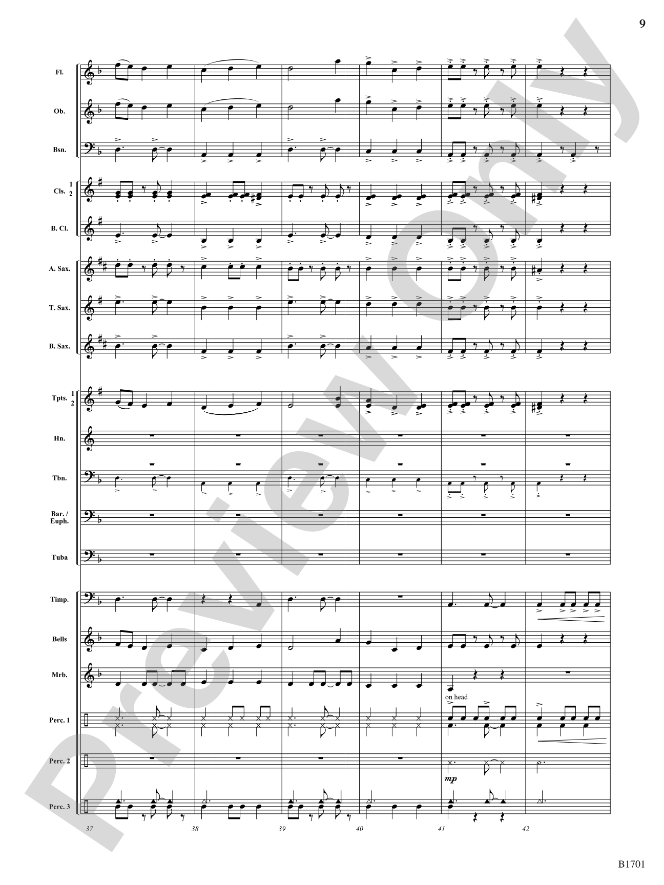 Pulsate: Concert Band Conductor Score & Parts