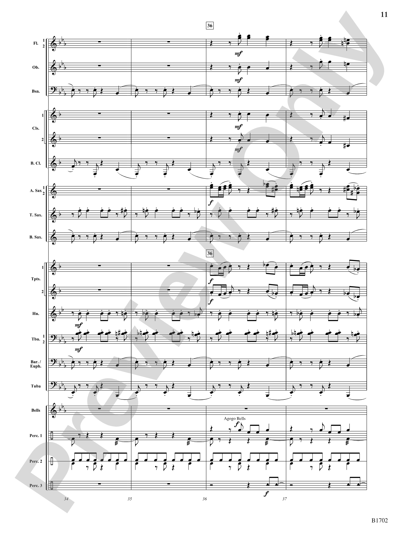 Josie's Dance: Concert Band Conductor Score & Parts