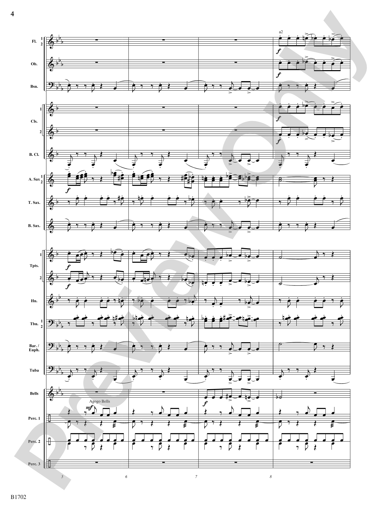 Josie's Dance: Concert Band Conductor Score & Parts