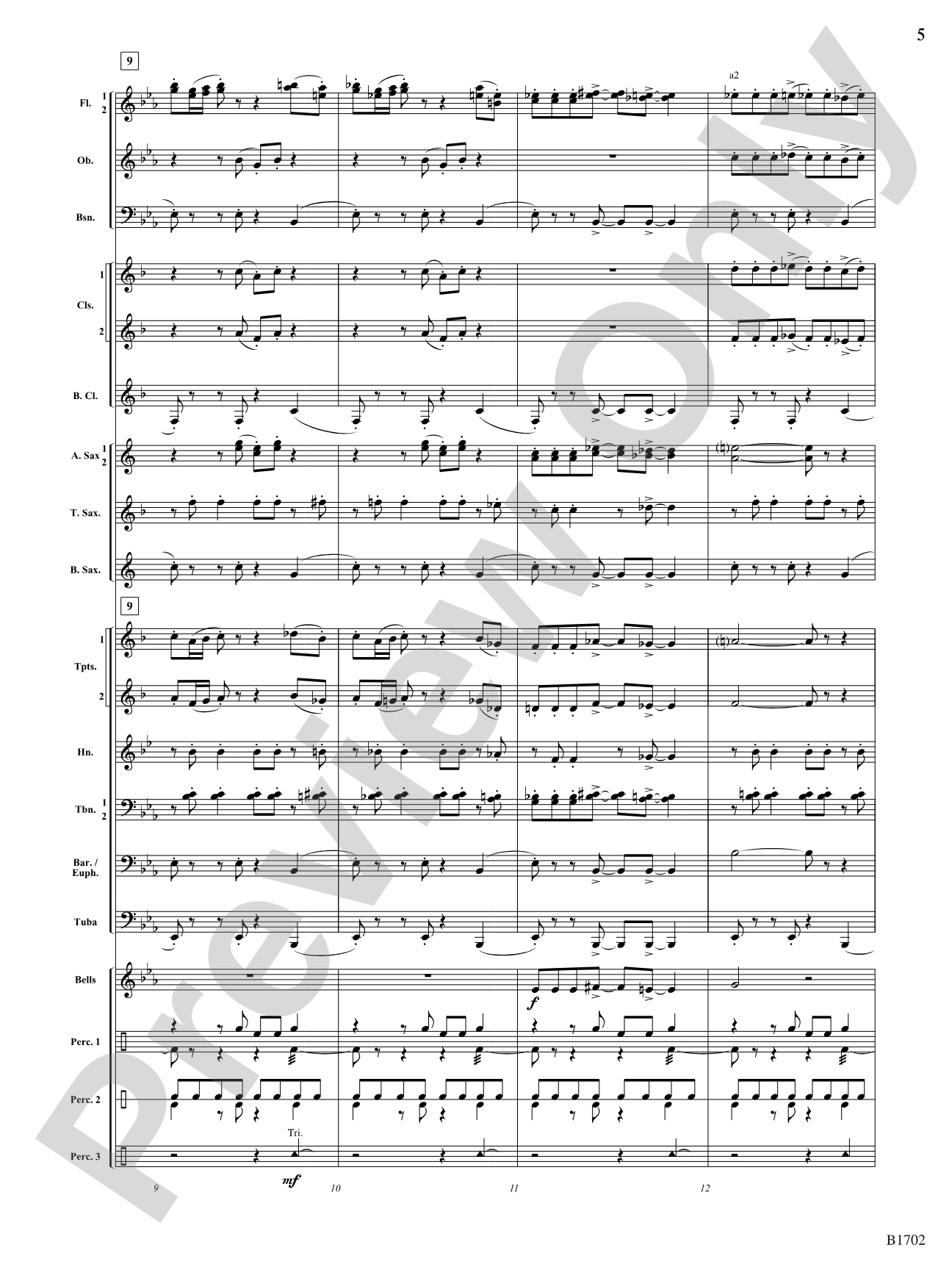 Josie's Dance: Concert Band Conductor Score & Parts