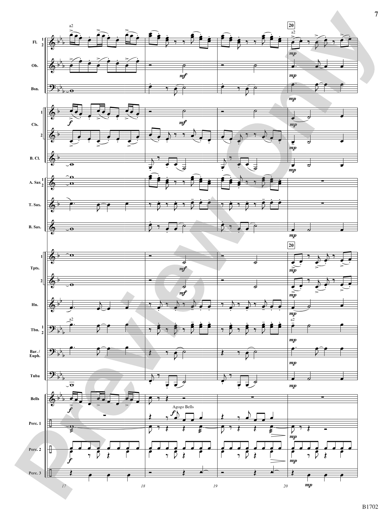Josie's Dance: Concert Band Conductor Score & Parts
