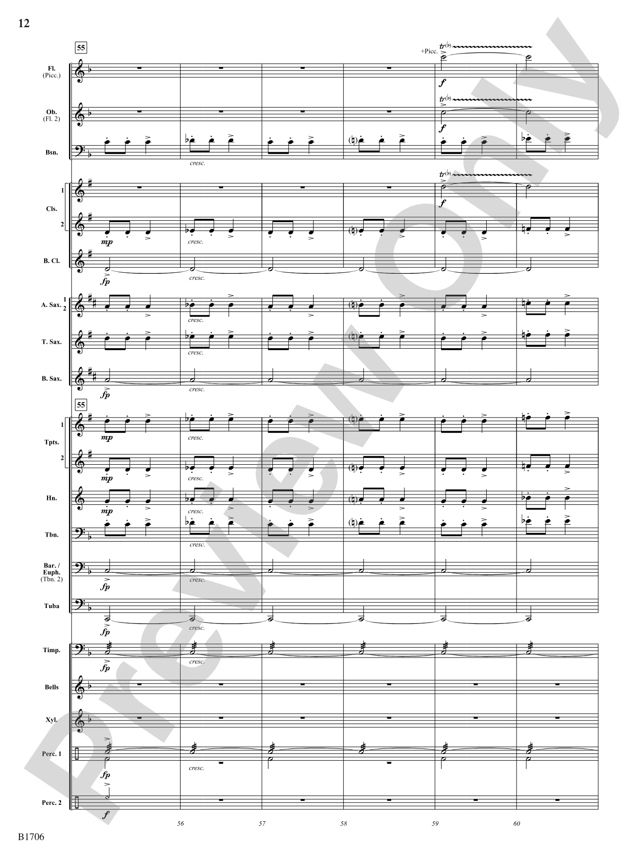 The Boom-Boom Galop: Concert Band Conductor Score & Parts