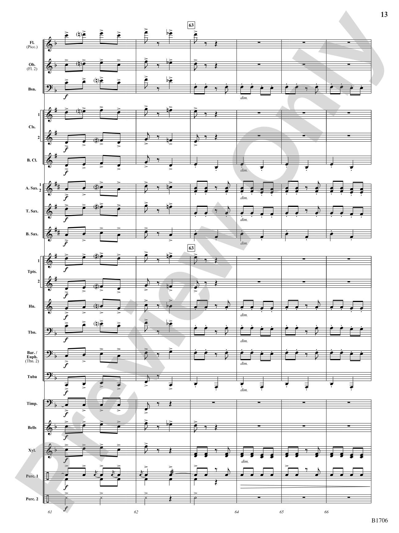 The Boom-Boom Galop: Concert Band Conductor Score & Parts