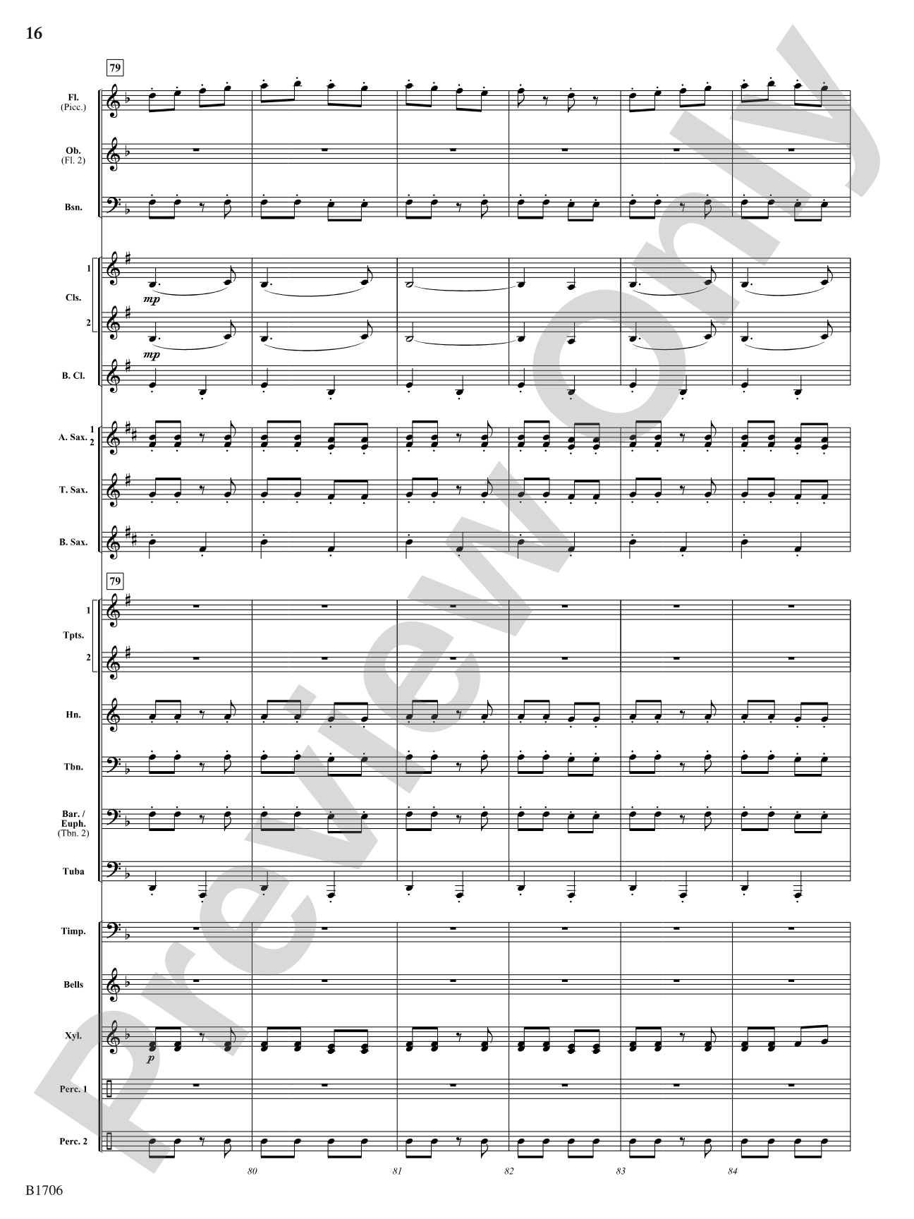 The Boom-Boom Galop: Concert Band Conductor Score & Parts
