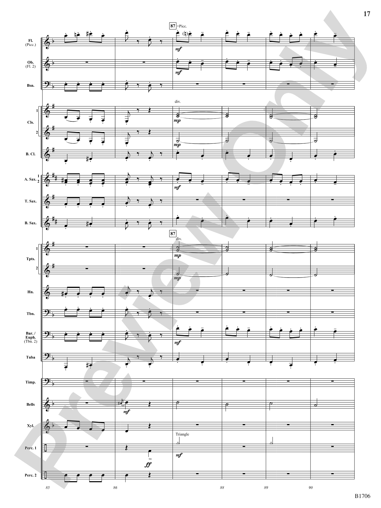 The Boom-Boom Galop: Concert Band Conductor Score & Parts