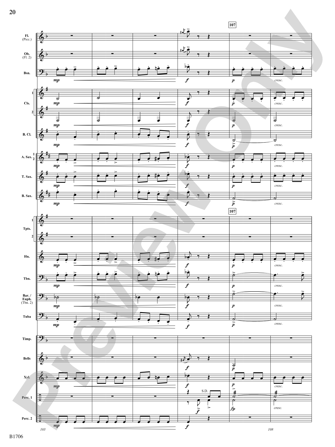 The Boom-Boom Galop: Concert Band Conductor Score & Parts
