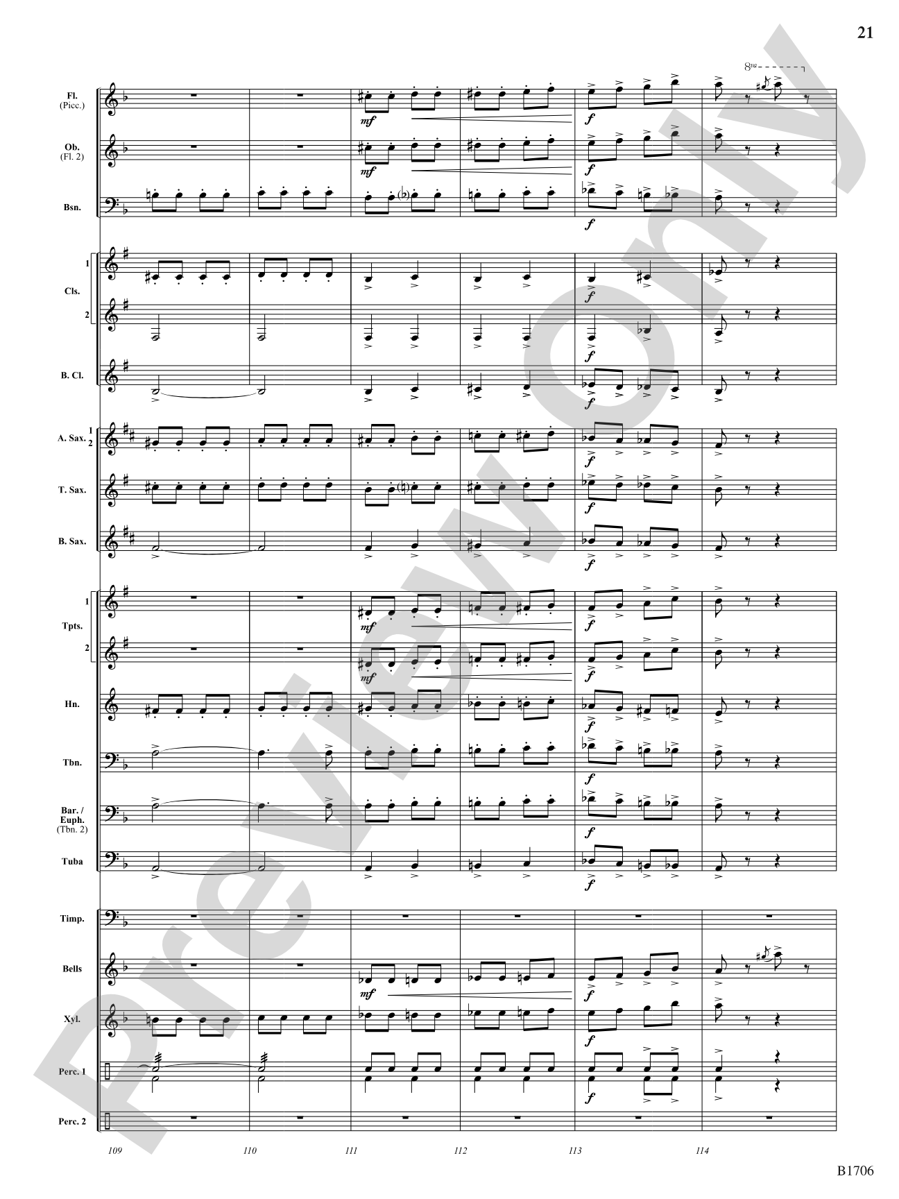 The Boom-Boom Galop: Concert Band Conductor Score & Parts