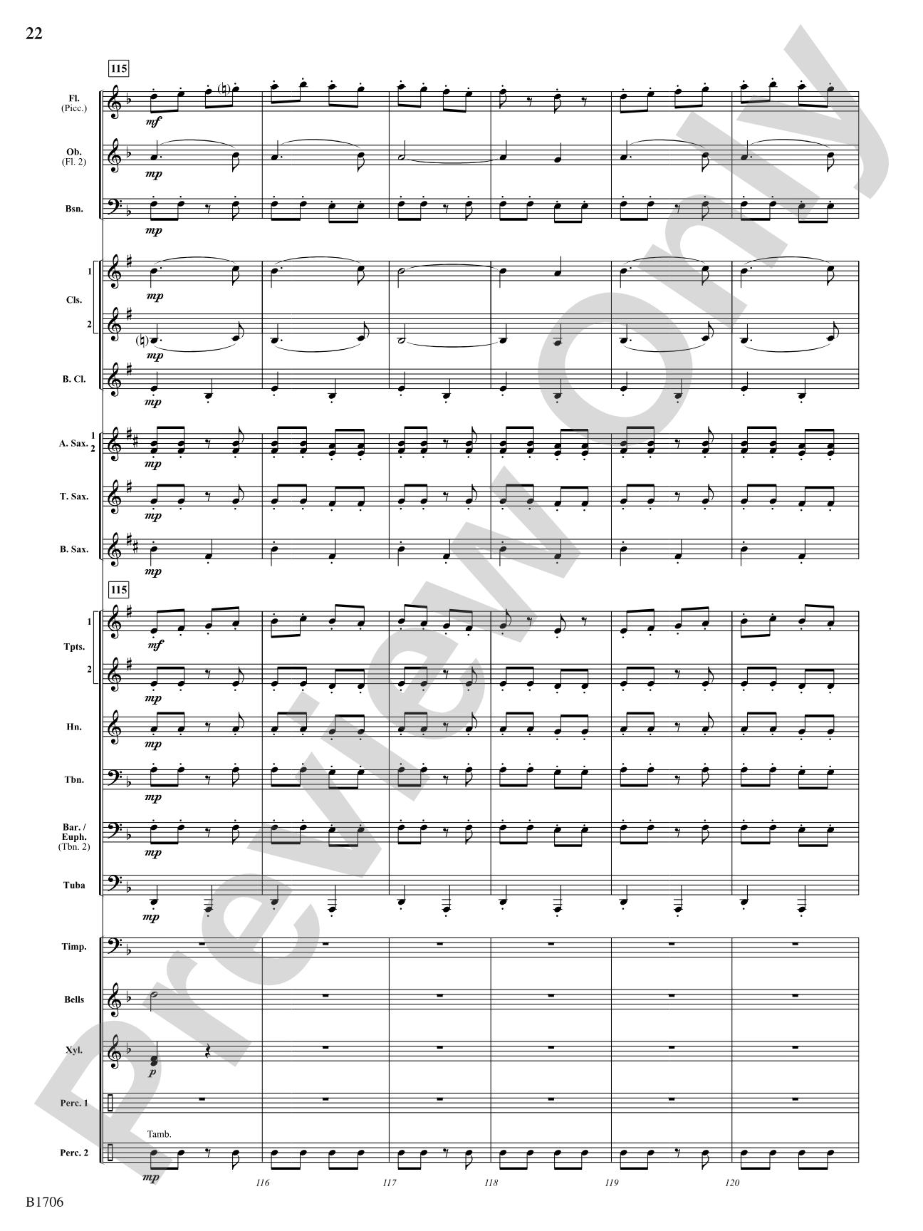 The Boom-Boom Galop: Concert Band Conductor Score & Parts