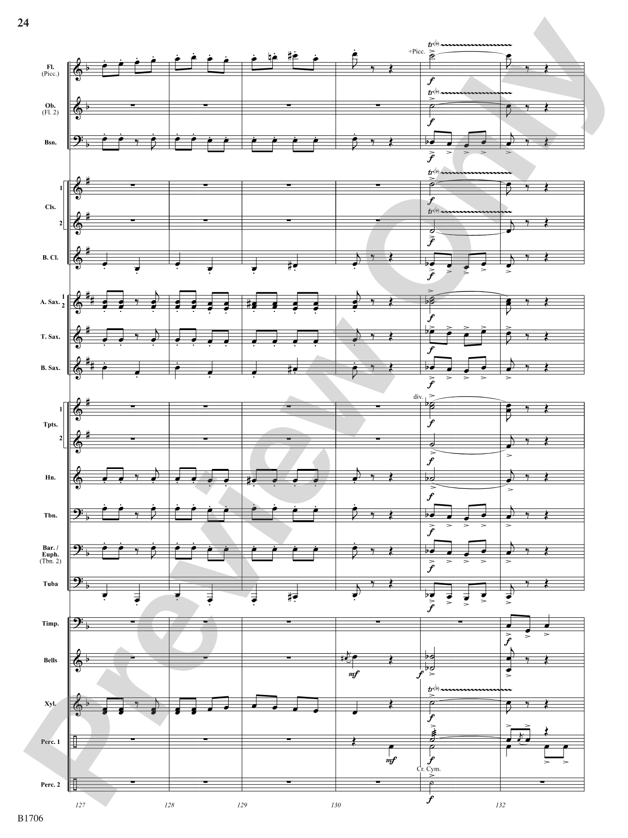 The Boom-Boom Galop: Concert Band Conductor Score & Parts