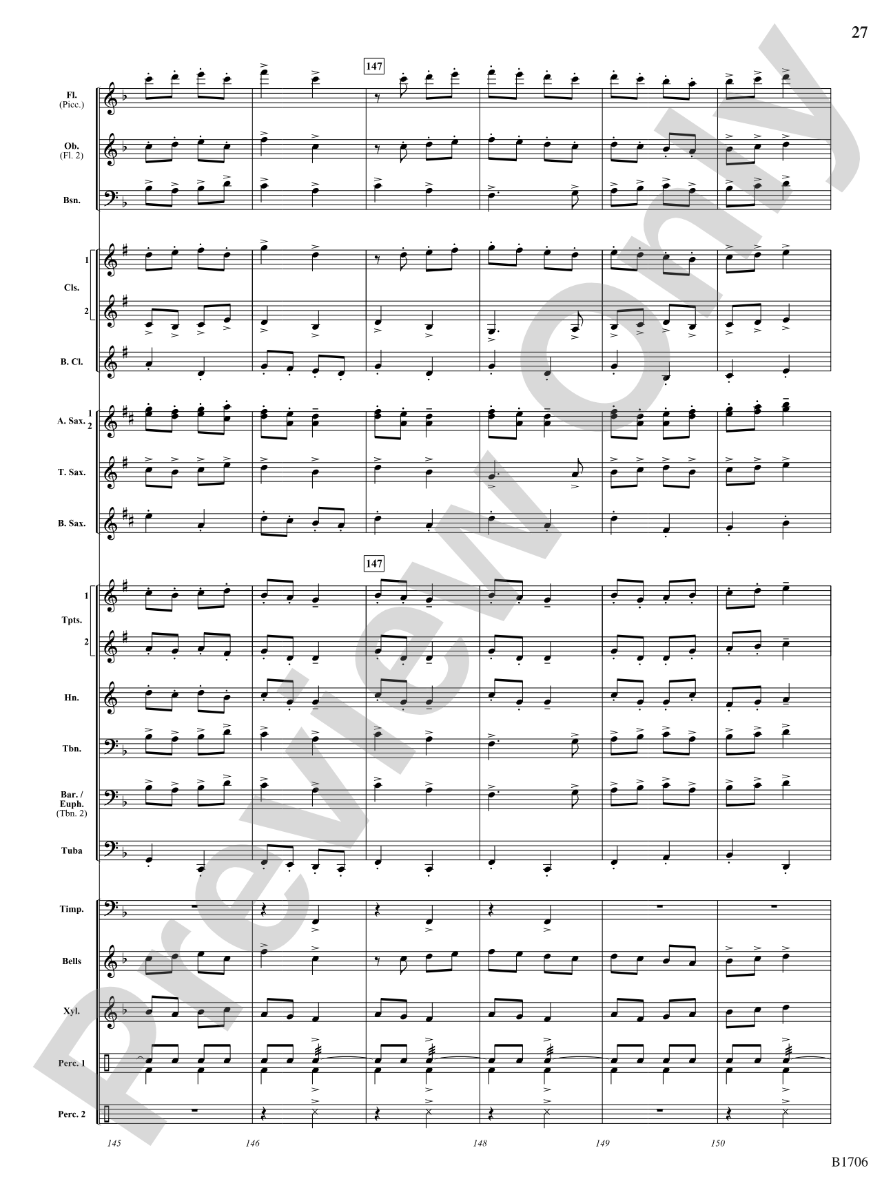 The Boom-Boom Galop: Concert Band Conductor Score & Parts