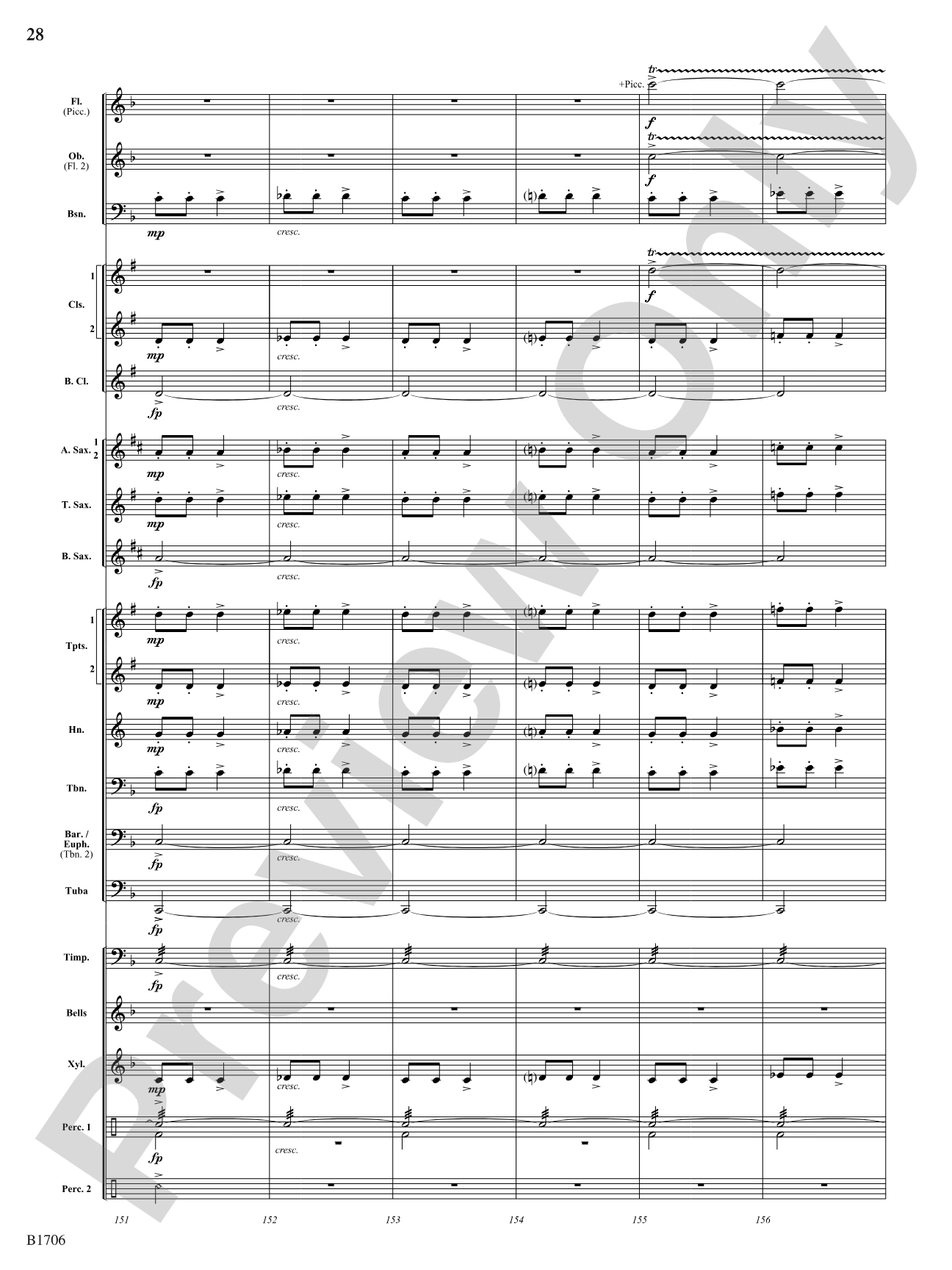 The Boom-Boom Galop: Concert Band Conductor Score & Parts