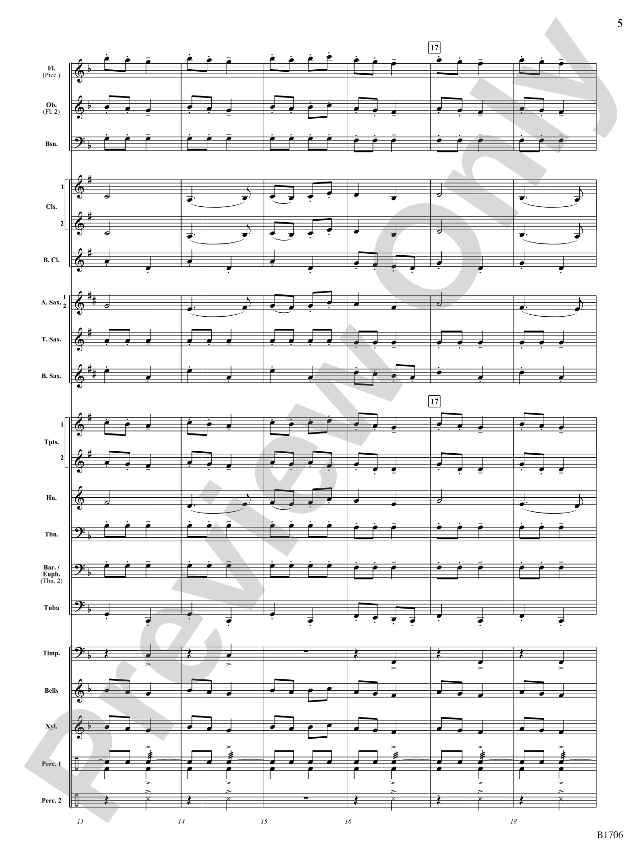 The Boom-Boom Galop: Concert Band Conductor Score & Parts