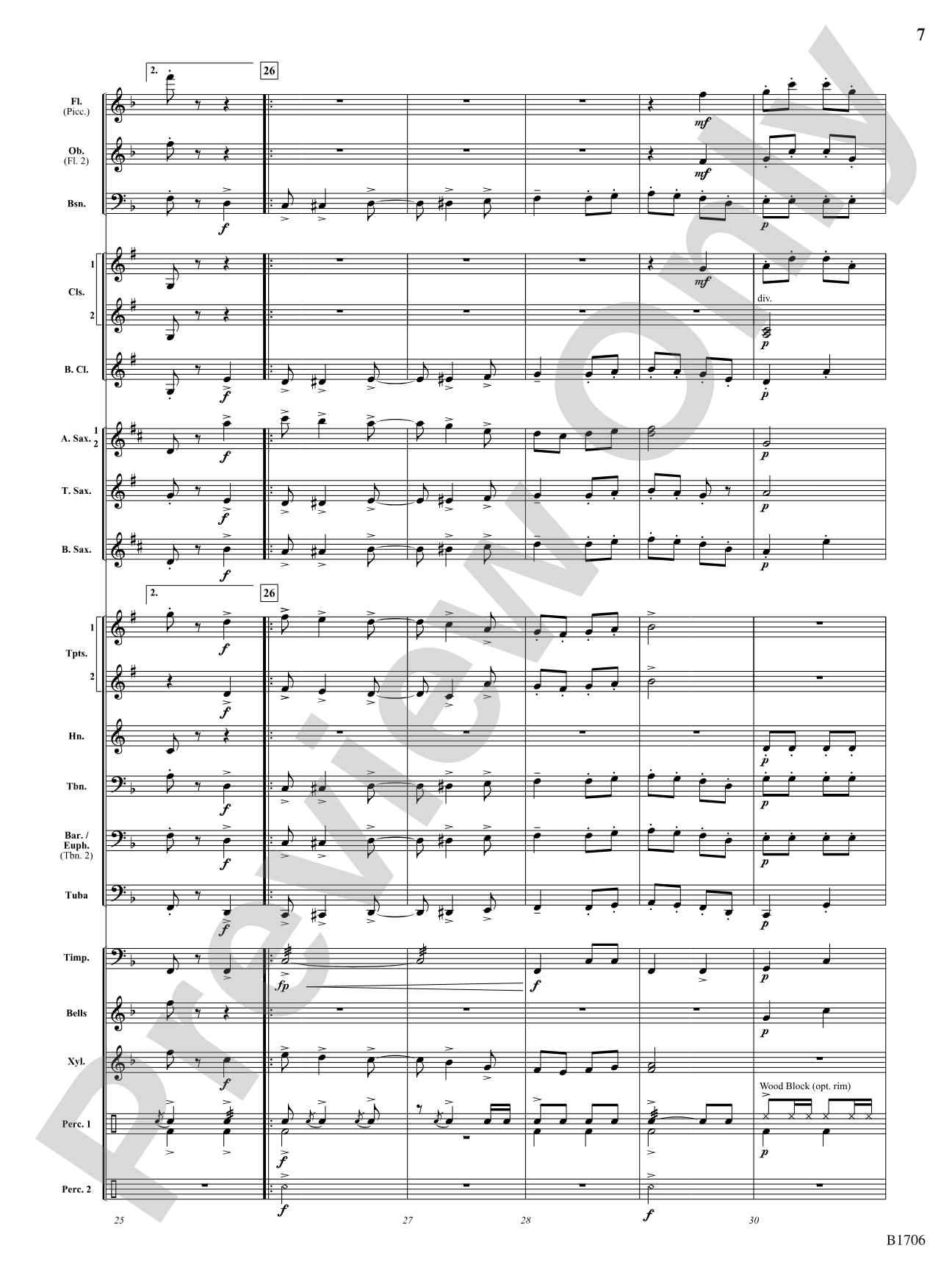 The Boom-Boom Galop: Concert Band Conductor Score & Parts
