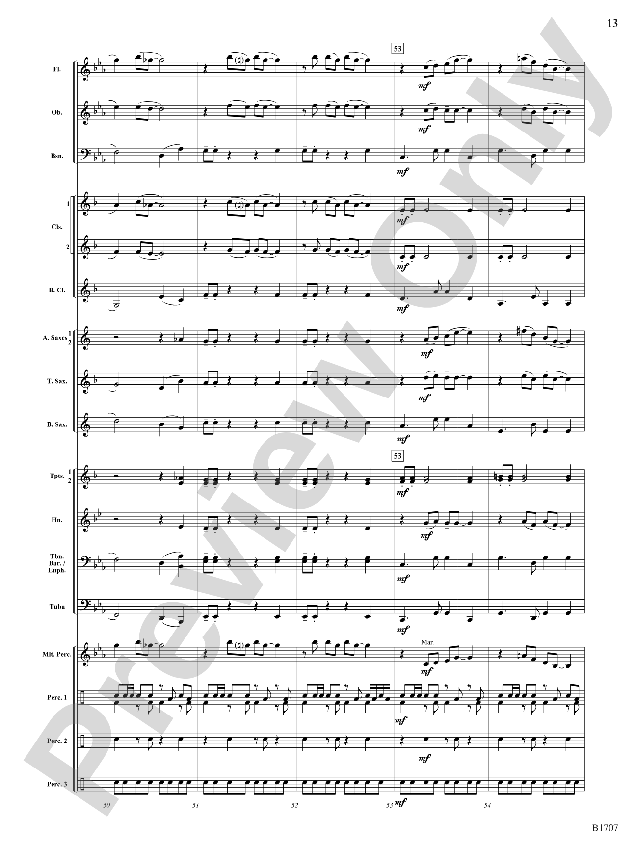 Bossa Brazil: Concert Band Conductor Score & Parts