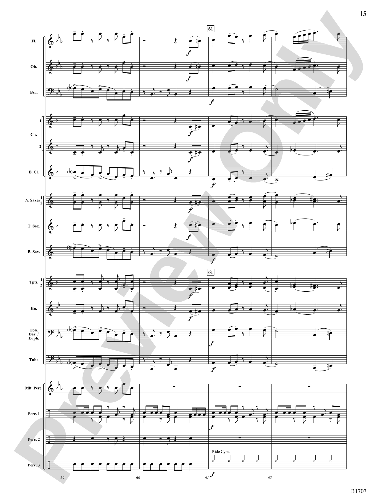 Bossa Brazil: Concert Band Conductor Score & Parts