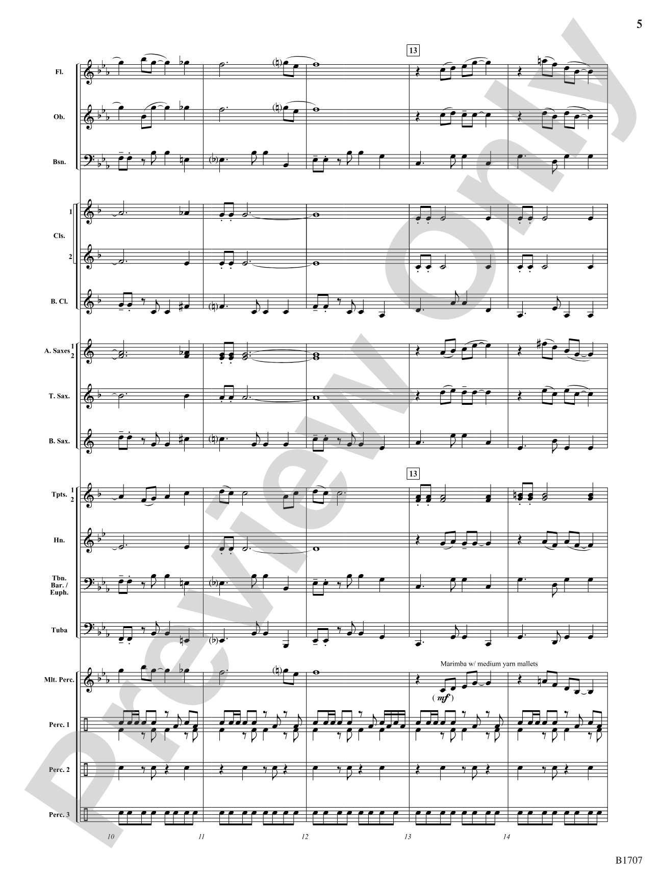 Bossa Brazil: Concert Band Conductor Score & Parts