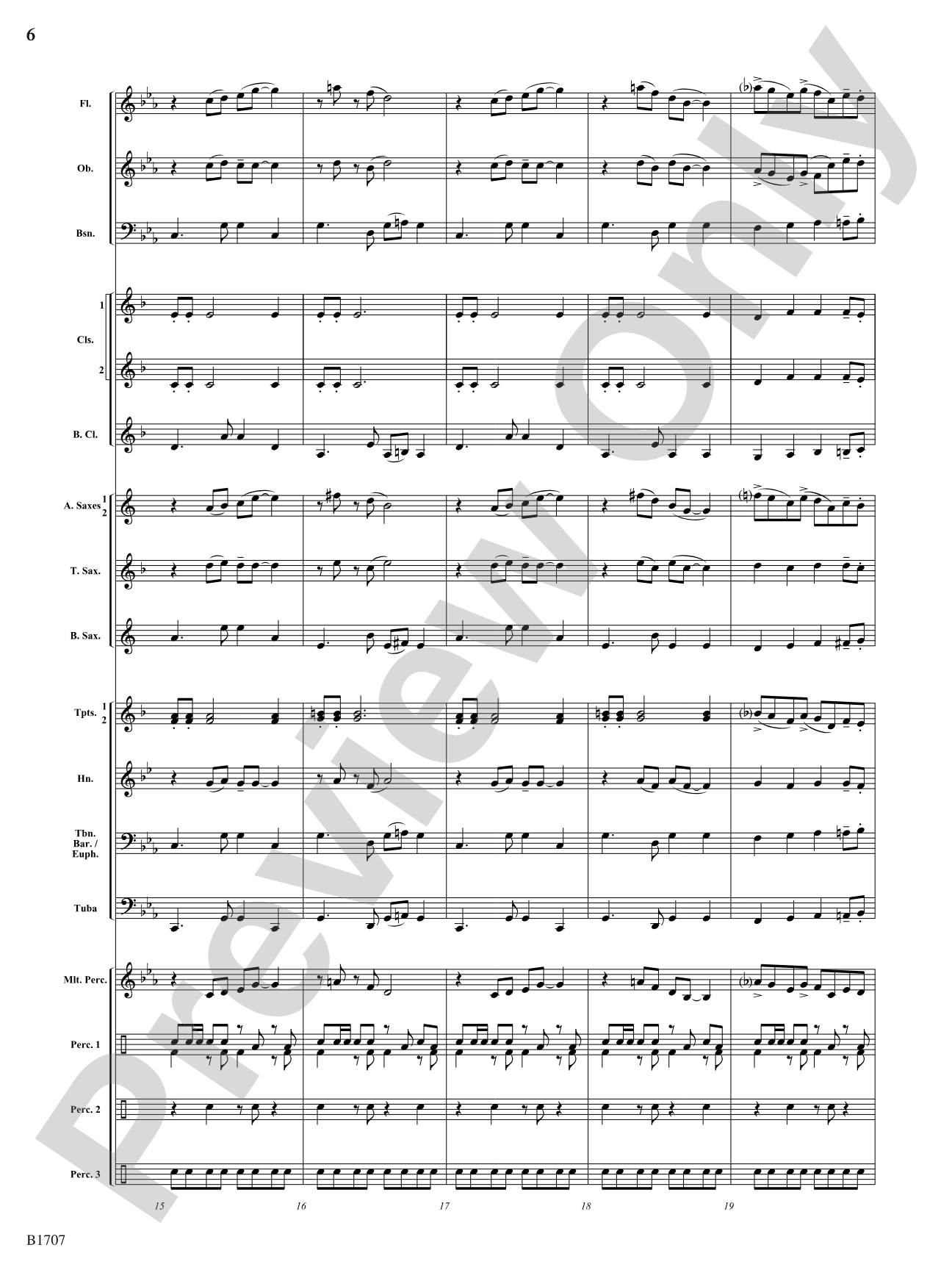 Bossa Brazil: Concert Band Conductor Score & Parts